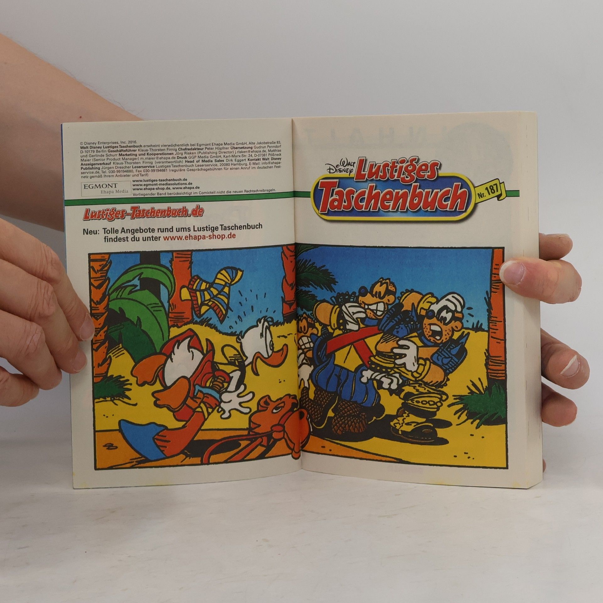 Walt Disney Lustiges Taschenbuch 187. Der Held der Pharaonen