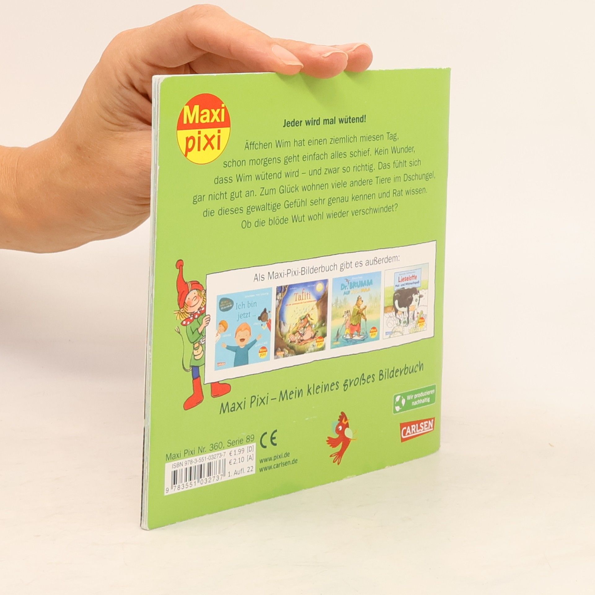 Nanna Neßhöver Maxi Pixi 360: Wenn ich wütend bin