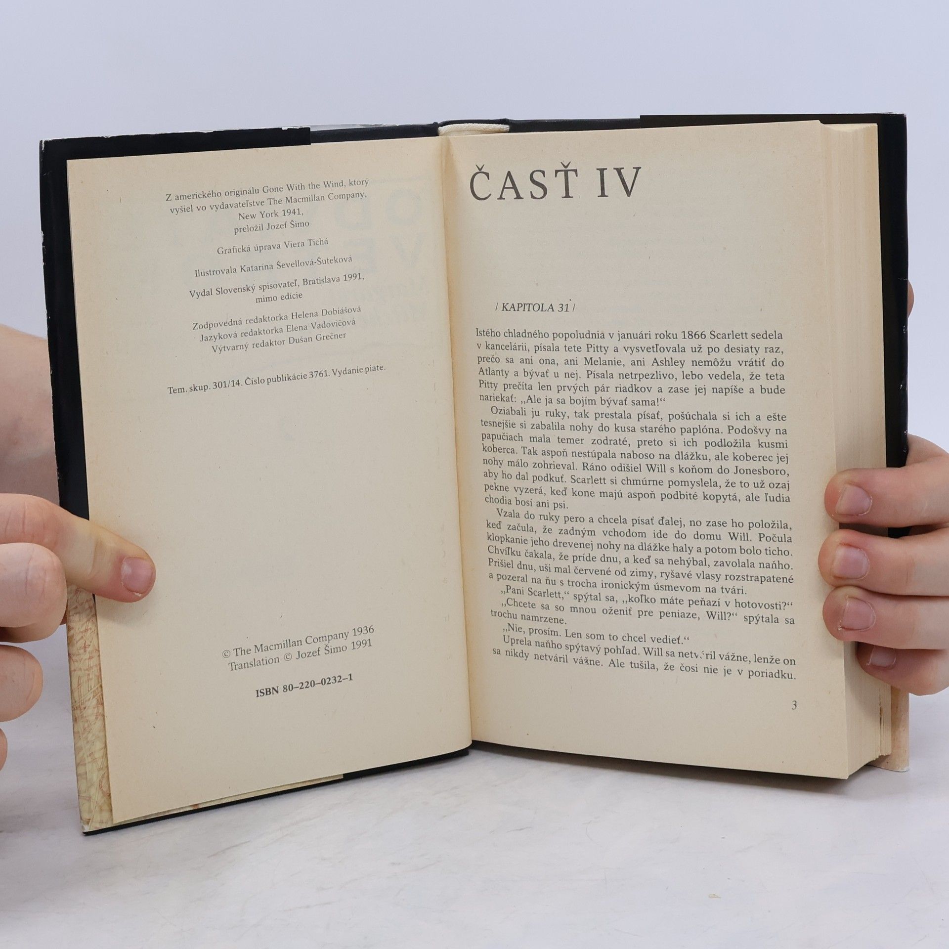 Margaret Mitchell Odviate vetrom 2. Juh proti severu