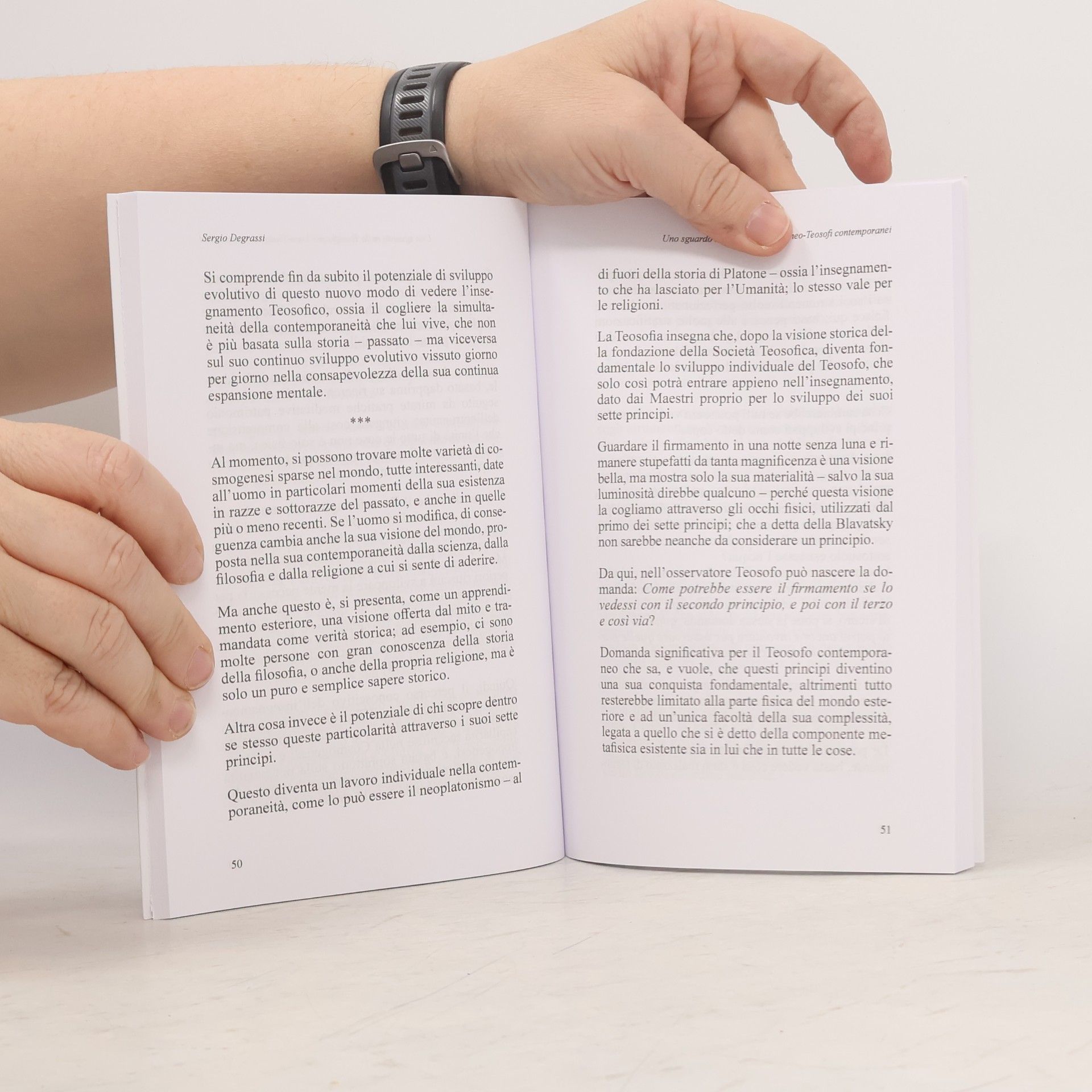 Degrassi, Sergio Uno sguardo nella teosofia per i neo-teosofi contemporanei (Teosofia contemporanea)