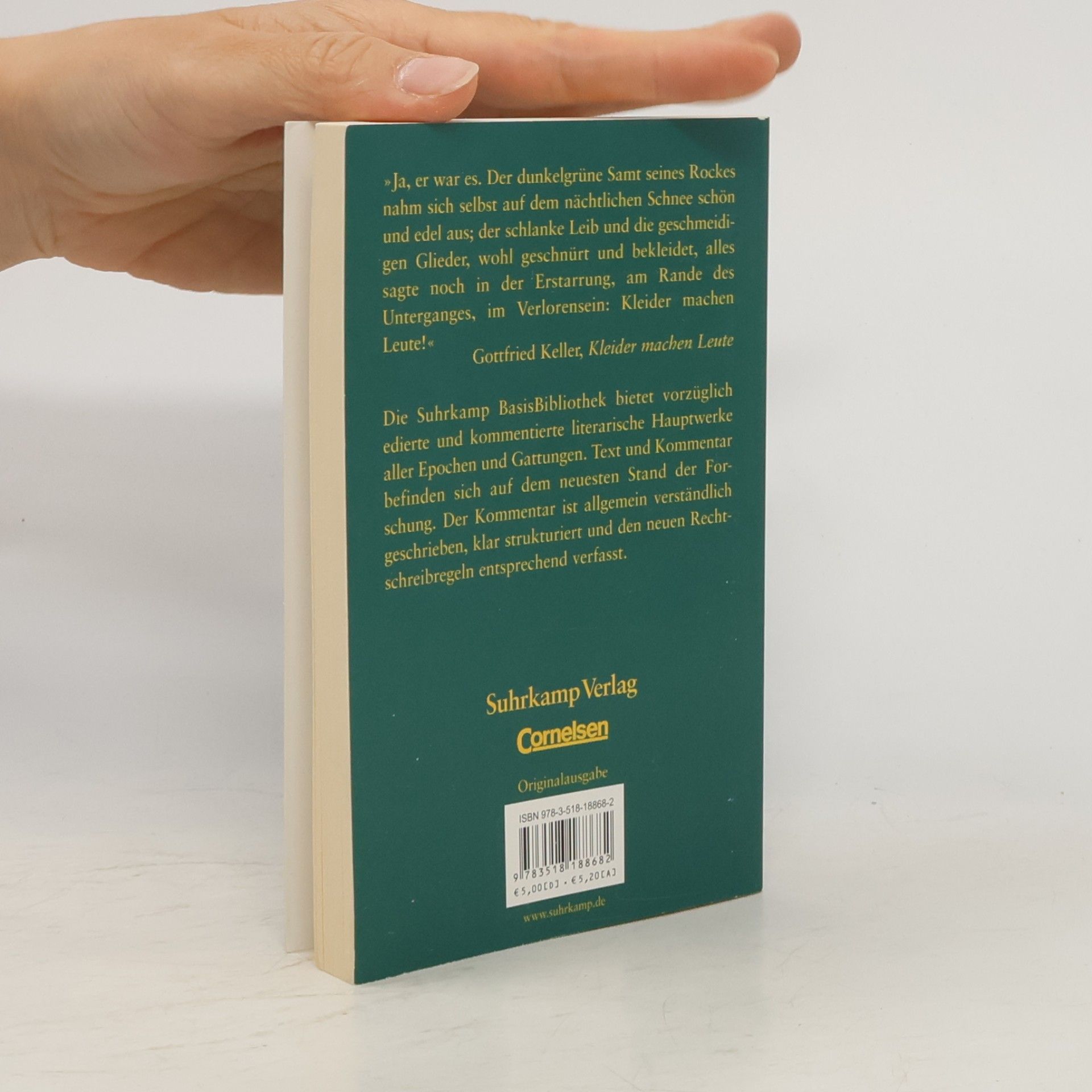 Gottfried Keller Kleider machen Leute