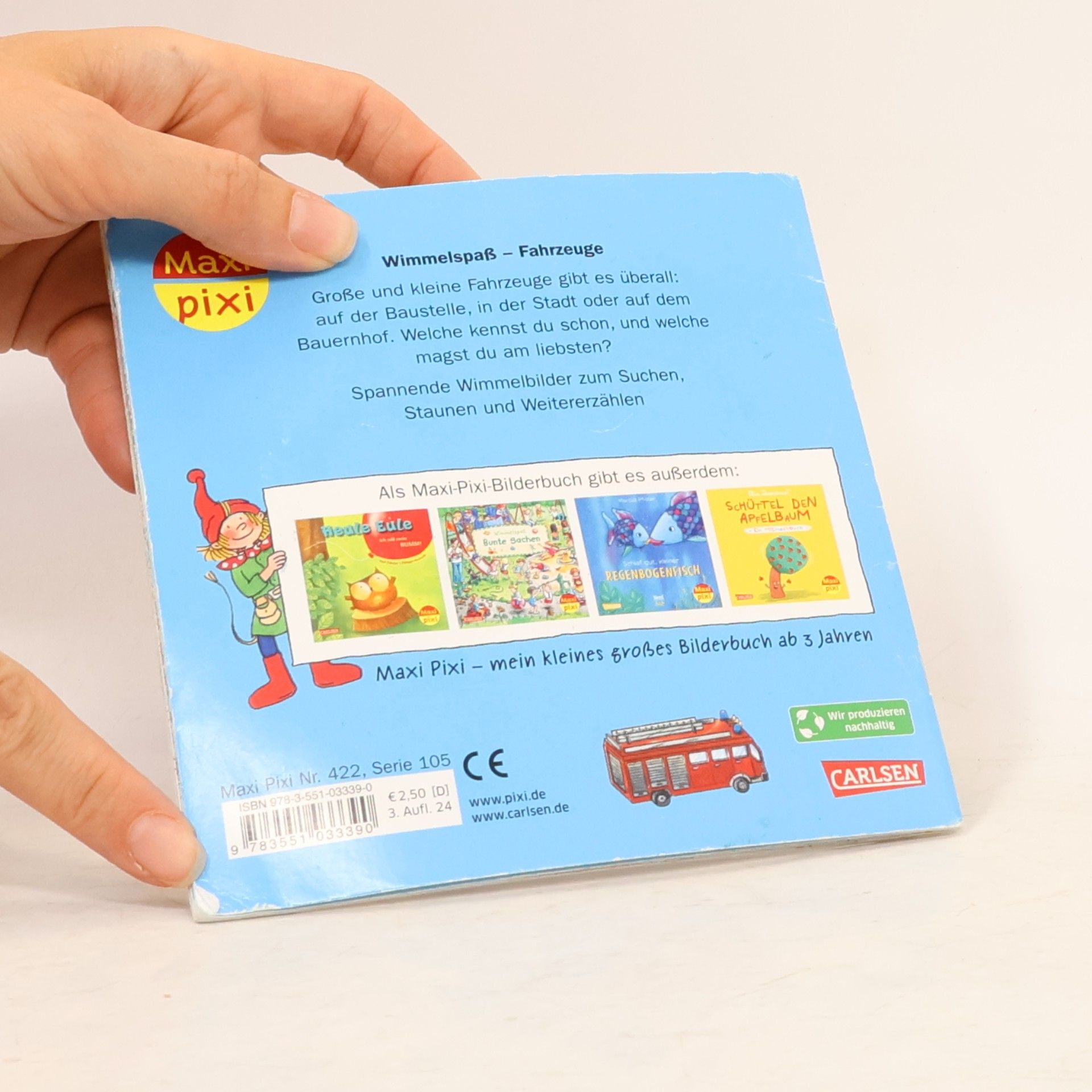 Peter Friedl Maxi Pixi 422: Wimmelspaß Fahrzeuge