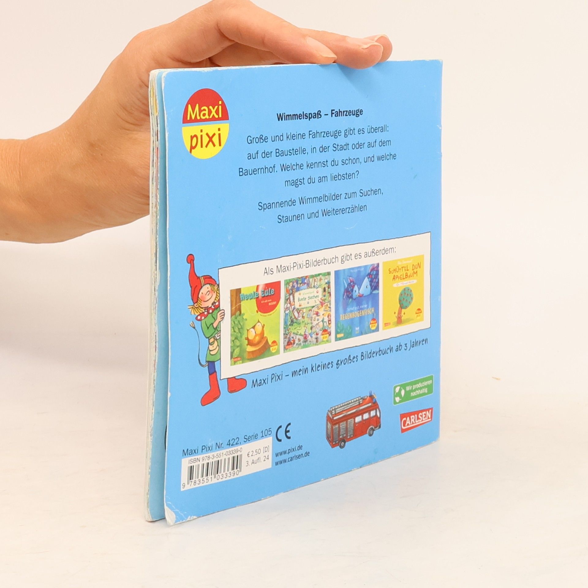 Peter Friedl Maxi Pixi 422: Wimmelspaß Fahrzeuge