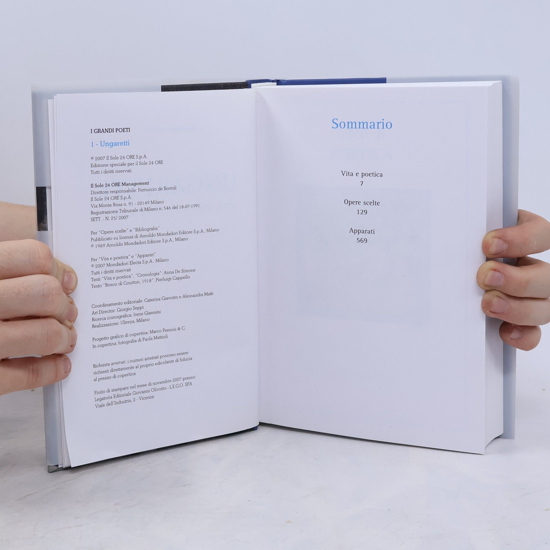 Giuseppe Ungaretti Ungaretti. Vita, poetica, opere scelte
