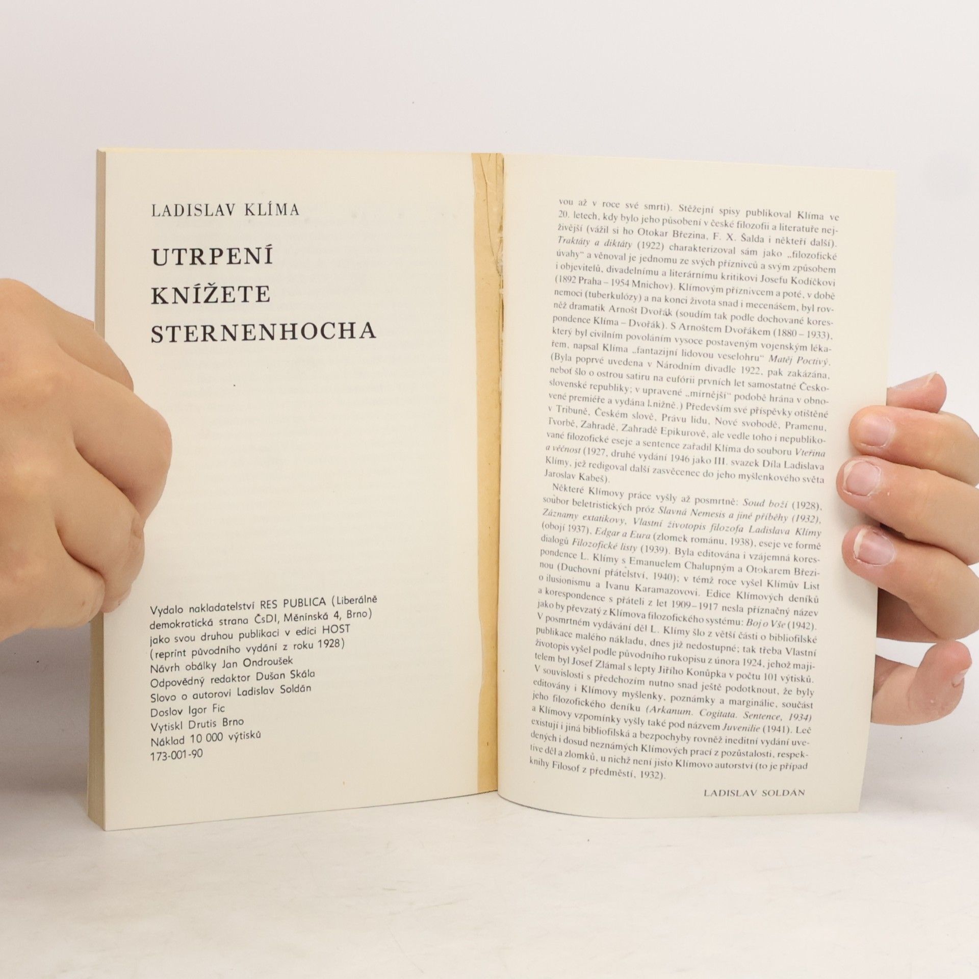 Ladislav Klíma Utrpení knížete Sternenhocha