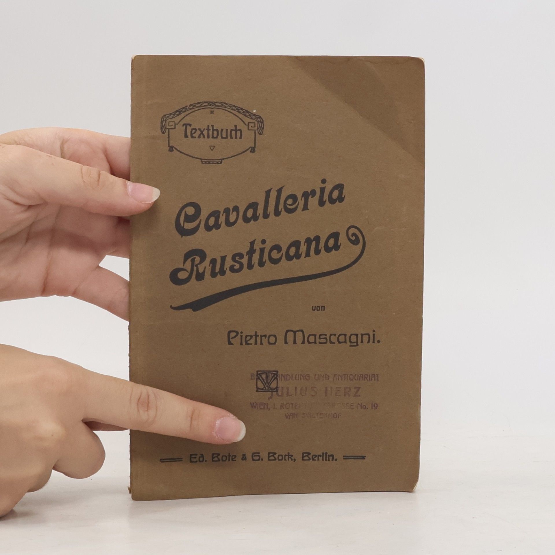Pietro Mascagni Cavalleria Rusticana