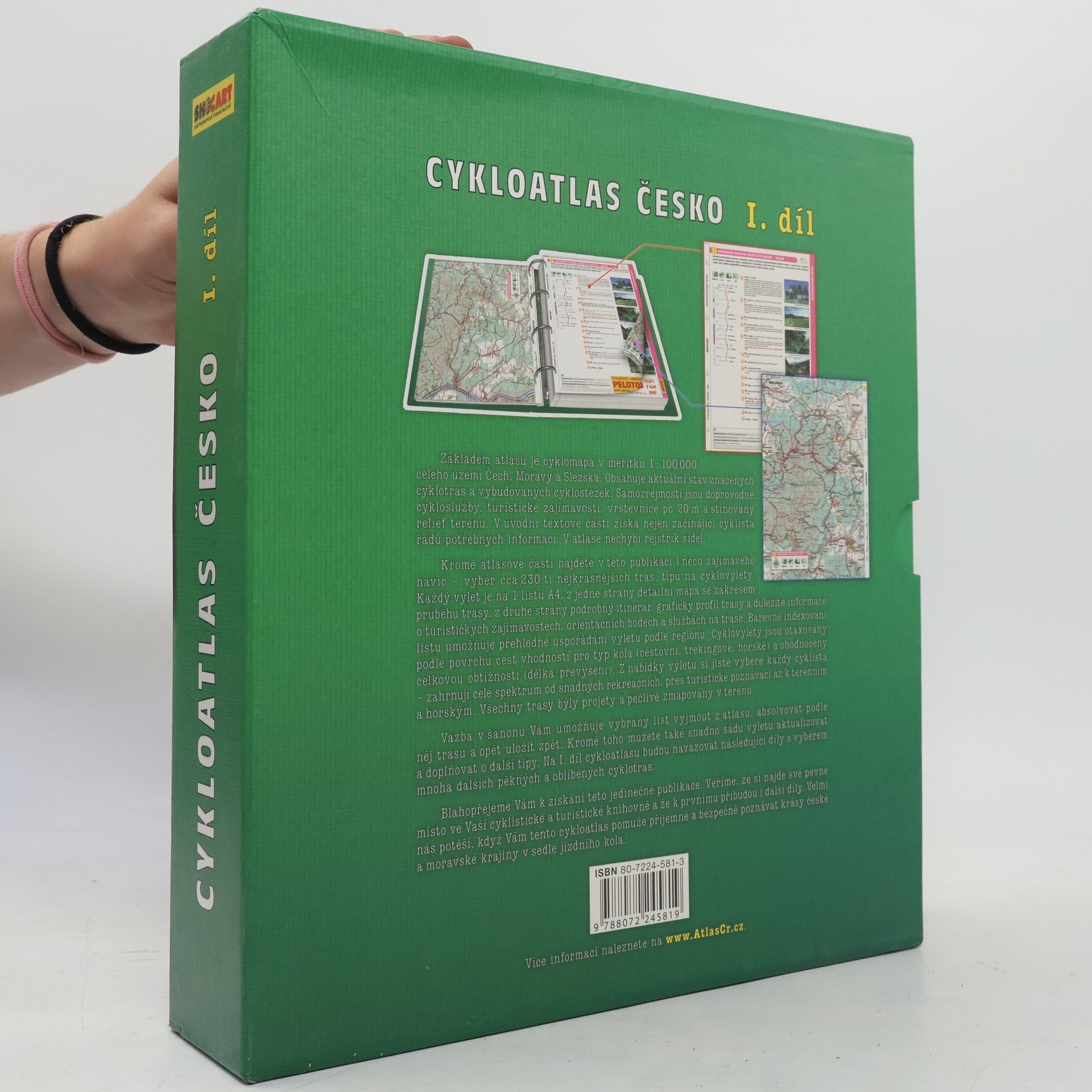 Jiří Šafránek Cykloatlas Česko. 1. díl