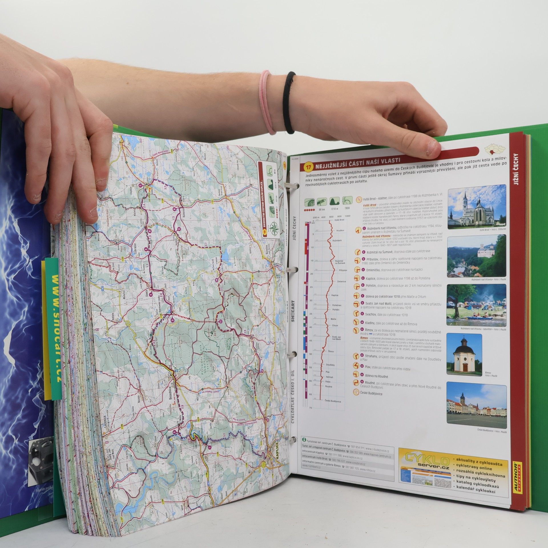 Jiří Šafránek Cykloatlas Česko. 1. díl