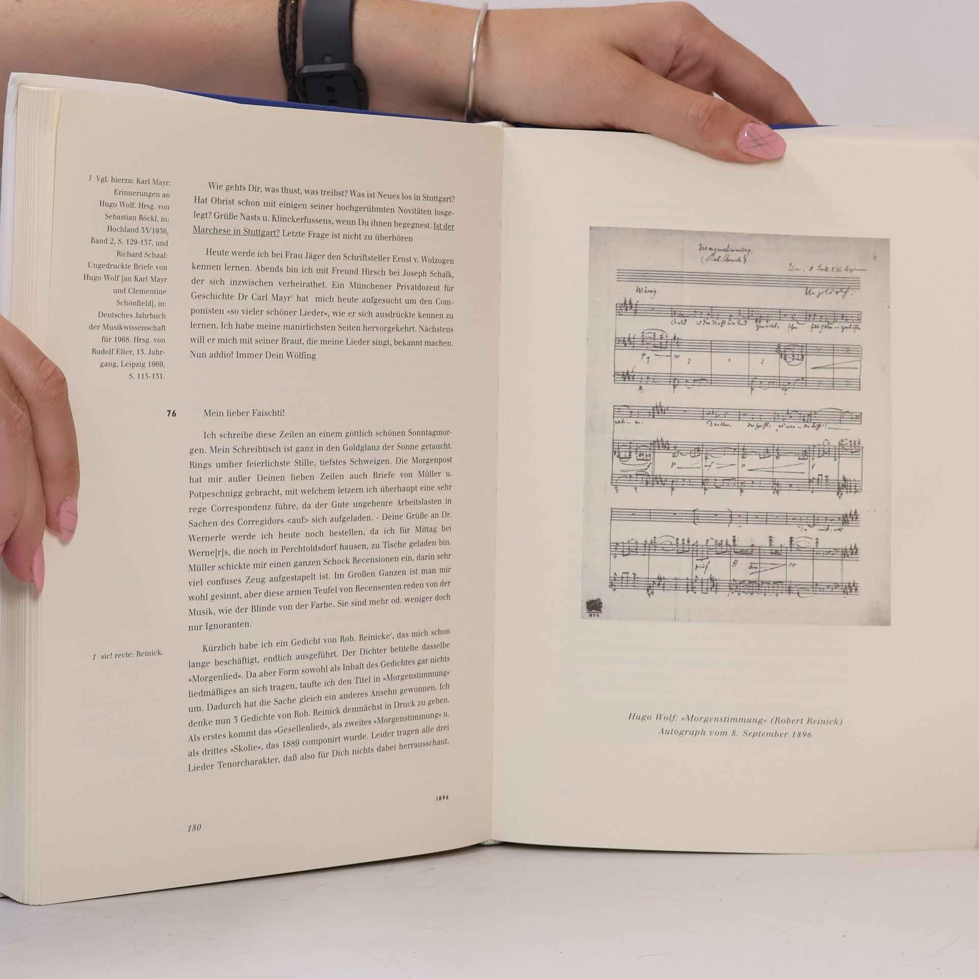 Hugo Wolf Briefe an Hugo Faisst Mit einem Geleitwort von Dietrich Fischer-Dieskau und einer Dokumentation »Hugo Wolf in Stuttgart« von Joachim Draheim