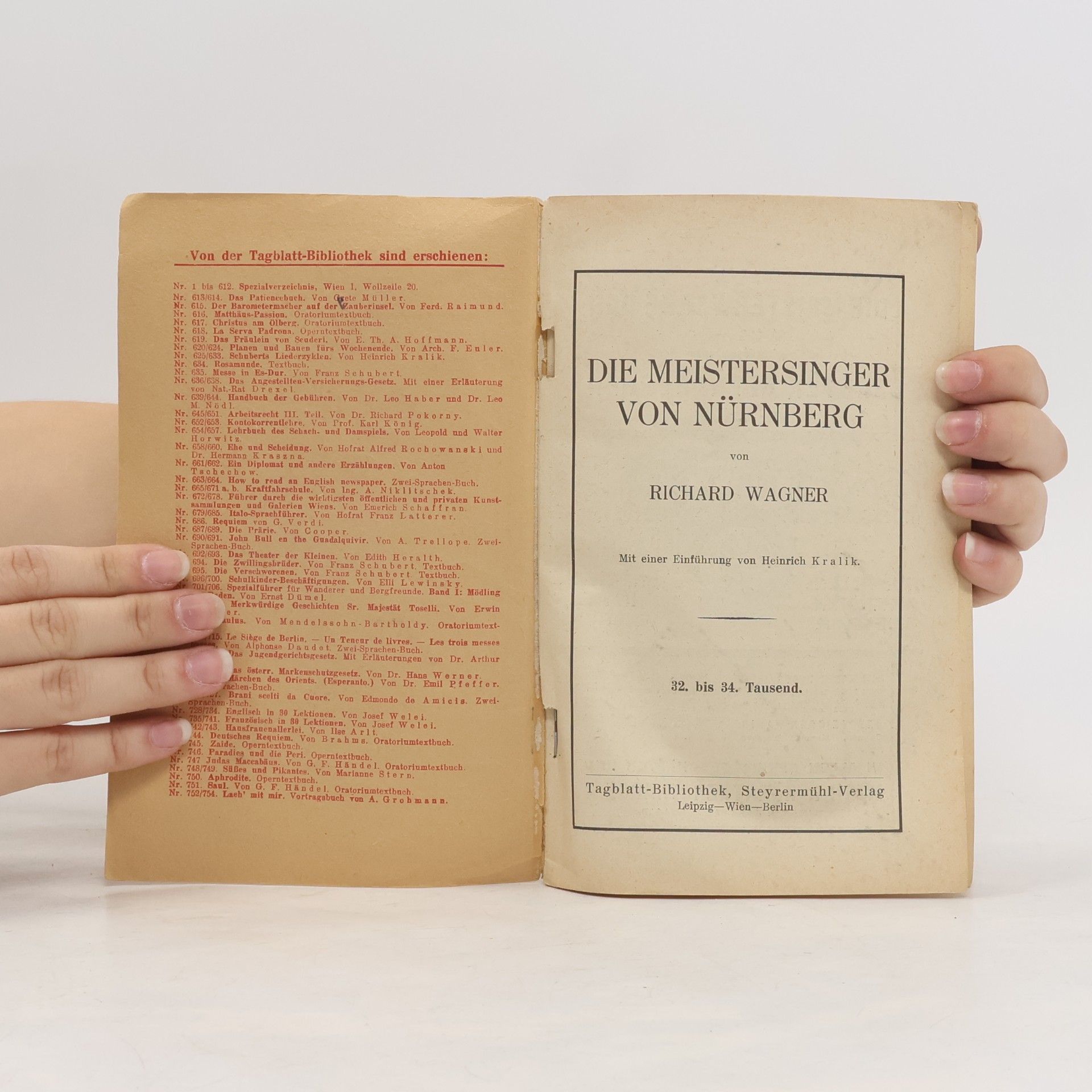 Richard Wagner Die Meistersinger von Nürnberg