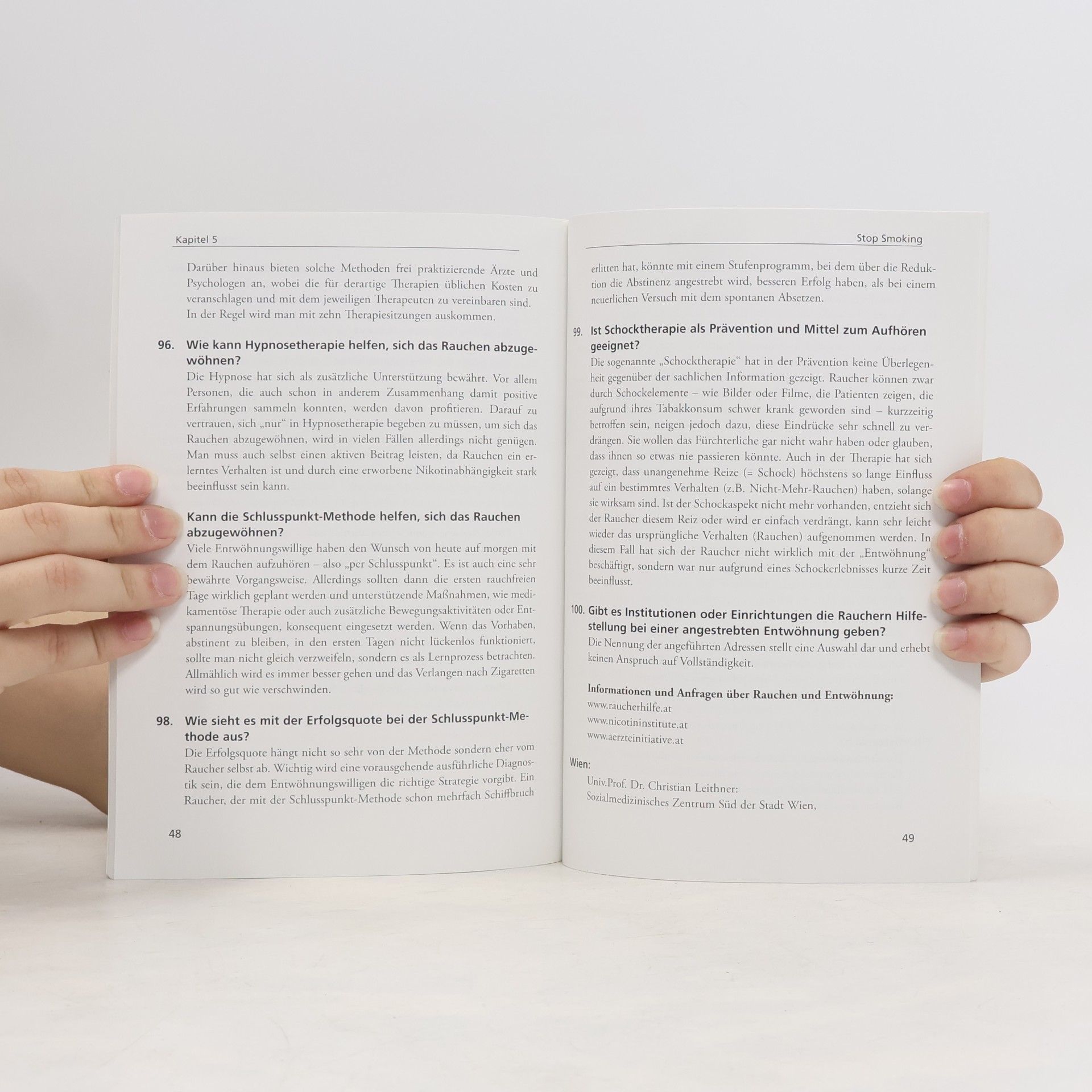 Autorenkollektiv 100 Antworten auf Ihre Fragen zum Thema (Nicht)Rauchen