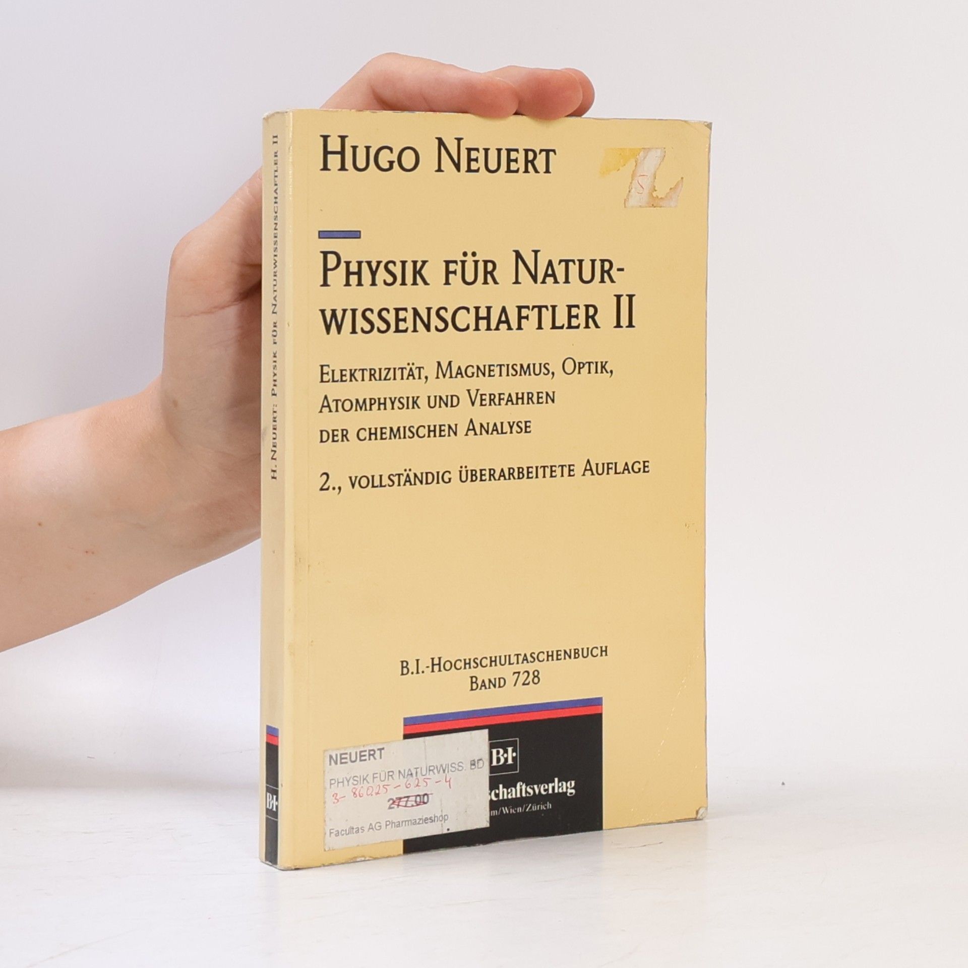 Collectif d'auteurs Physik für Naturwissenschaftler