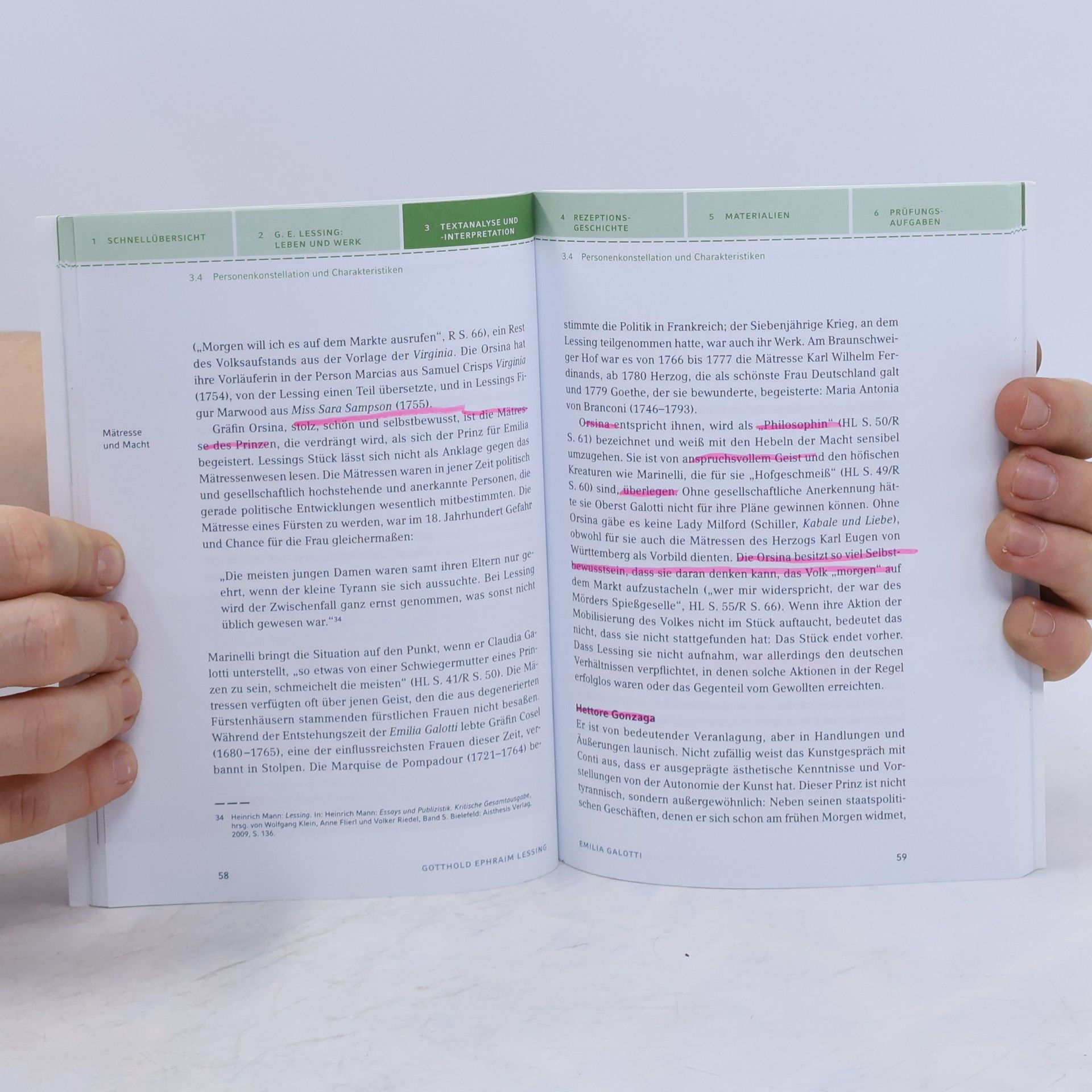 Rüdiger Bernhardt Textanalyse und Interpretation zu Gotthold Ephraim Lessing Emilia Galotti