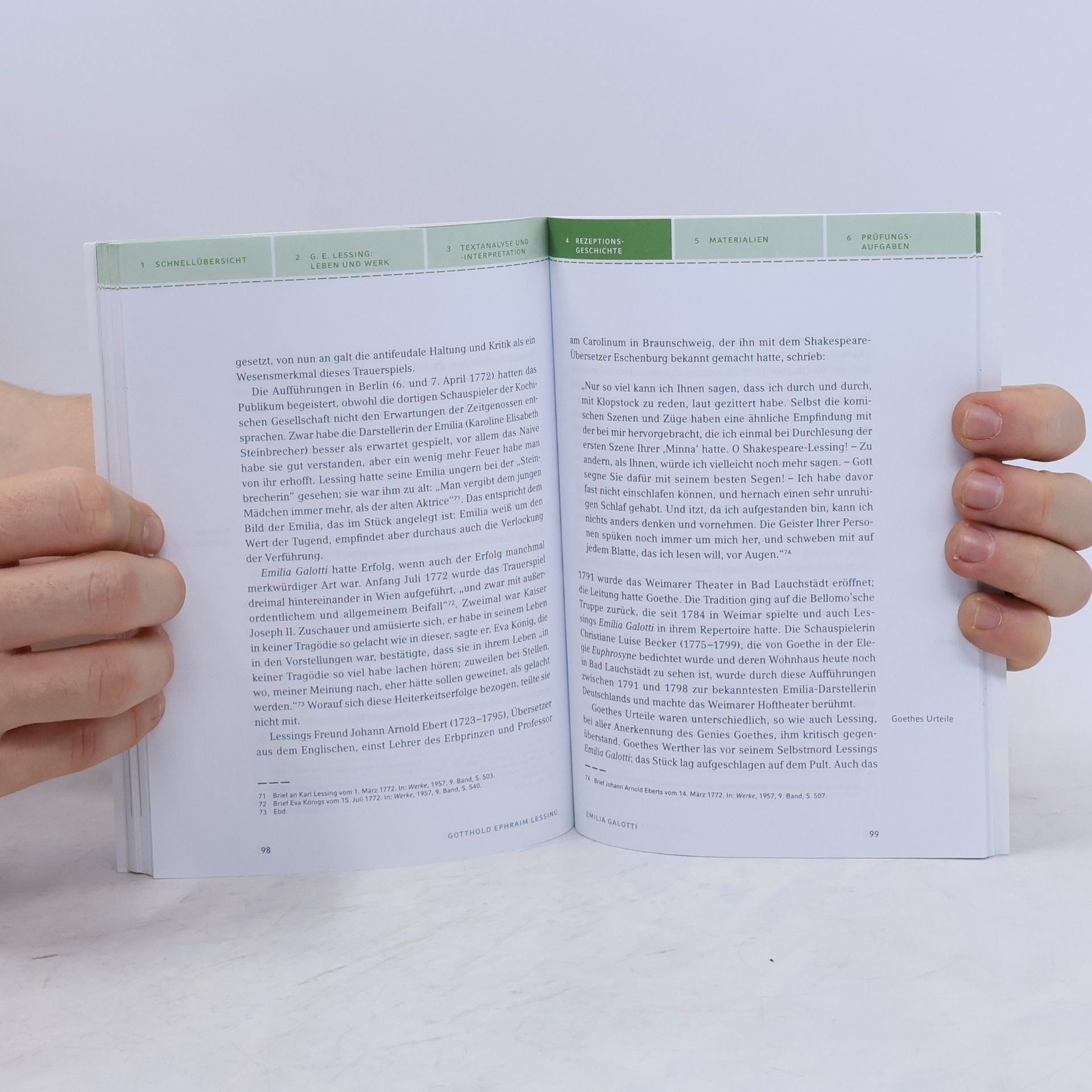 Rüdiger Bernhardt Textanalyse und Interpretation zu Gotthold Ephraim Lessing Emilia Galotti