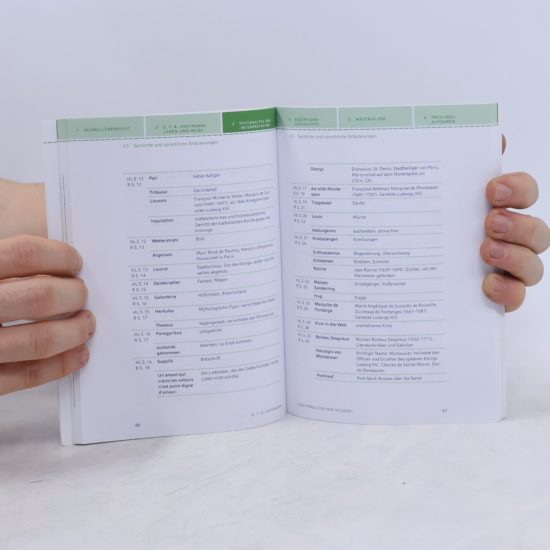 Horst Grobe Textanalyse und Interpretation zu E. T. A. Hoffmann, Das Fräulein von Scuderi