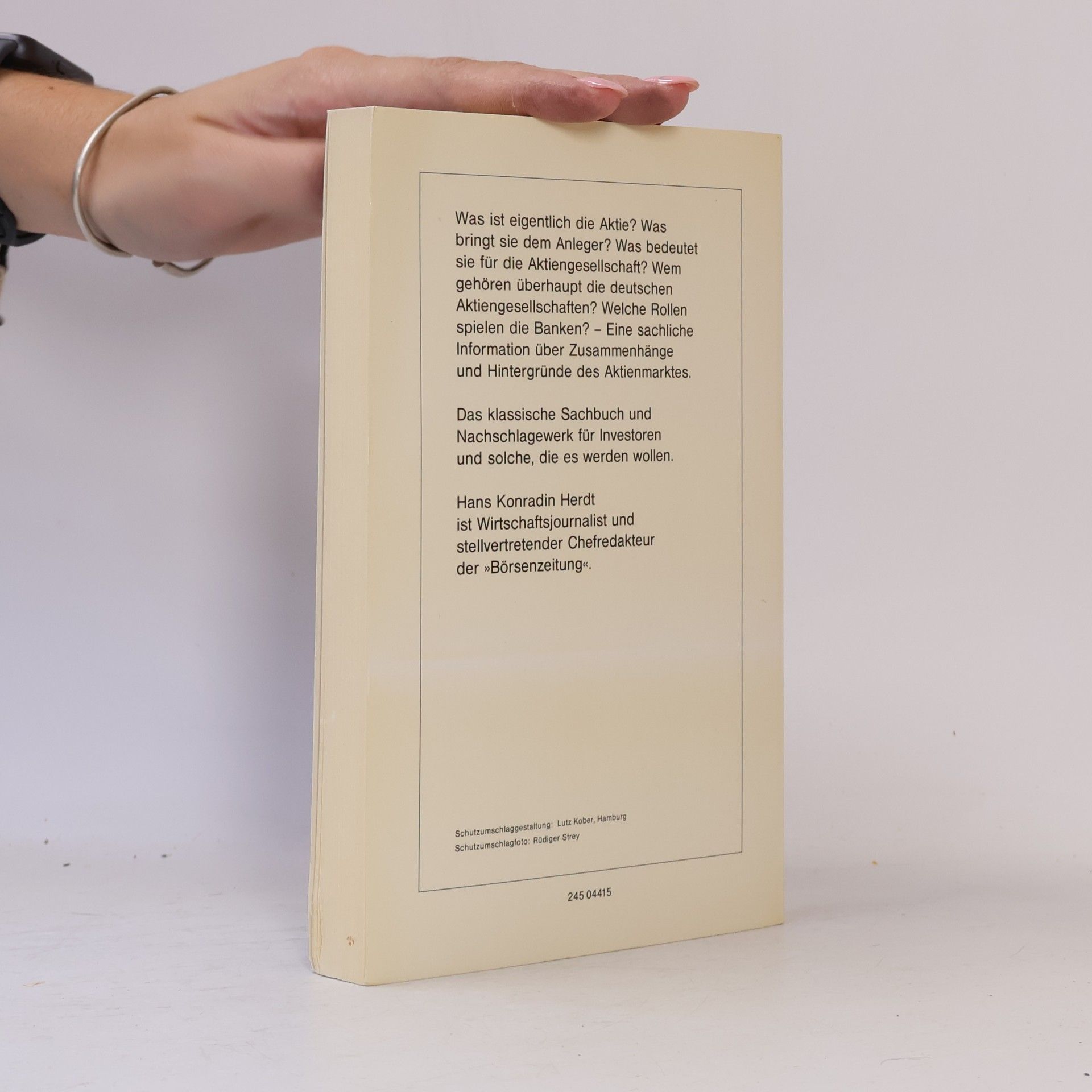 Hans Konradin Herdt Das Buch der Aktie