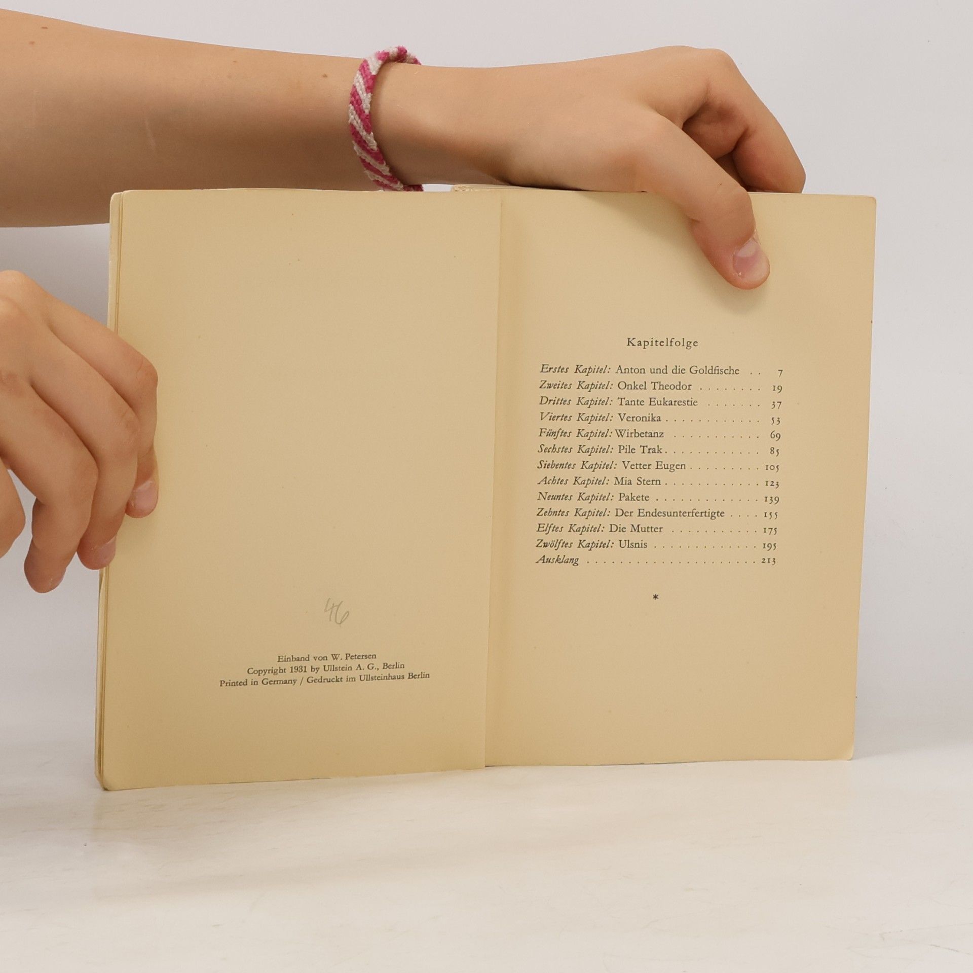 Waldemar Bonsels Tage der Kindheit