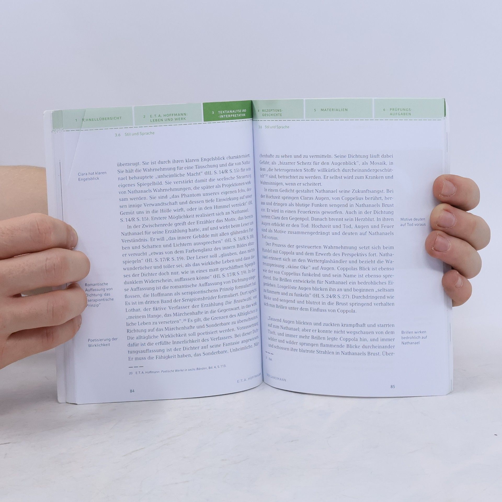 Horst Grobe Textanalyse und Interpretation zu E.T.A. Hoffmann, Der Sandmann