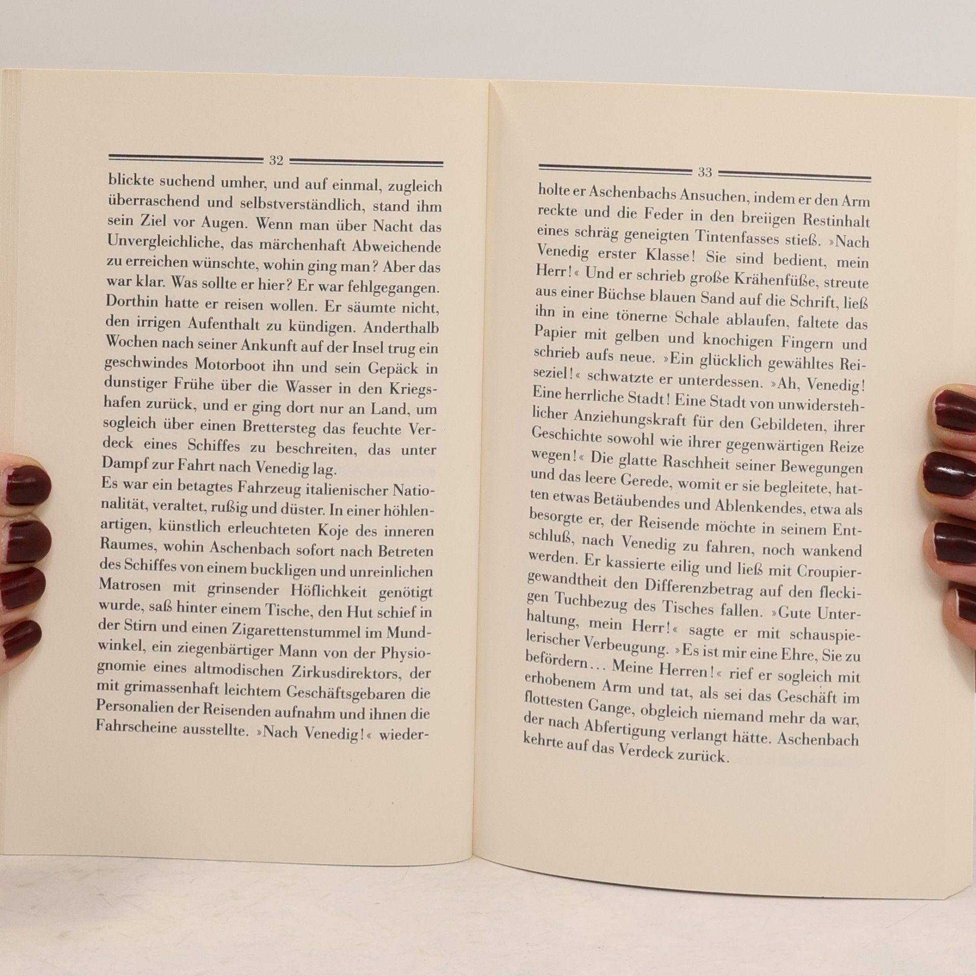 Thomas Mann Der Tod in Venedig : Novelle