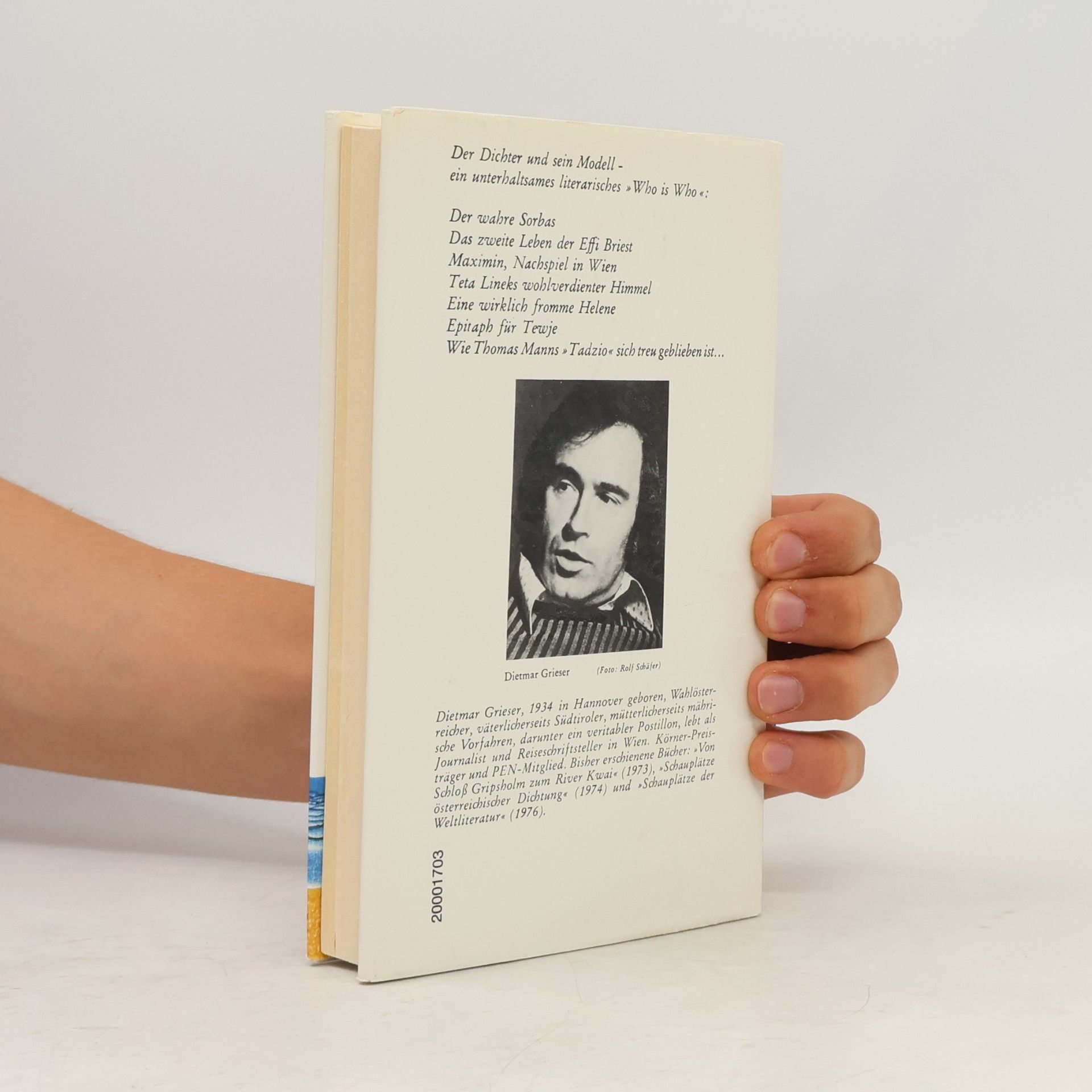 Dietmar Grieser Piroschka, Sorbas & Co. Schicksale der Weltliteratur
