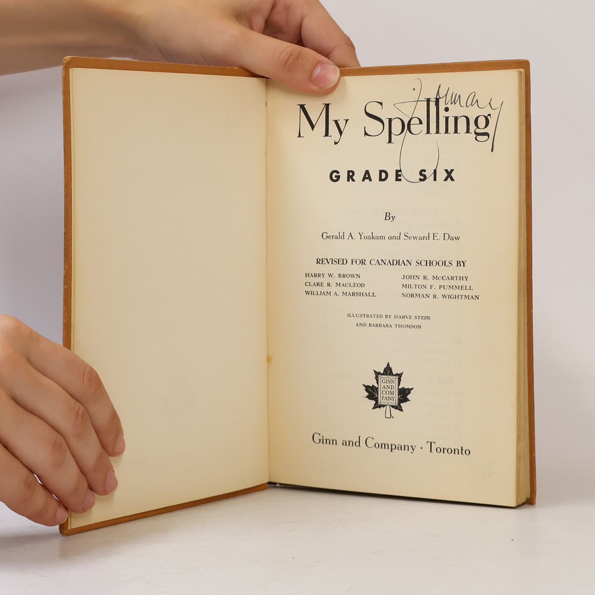Gerald A. Yoakam My Spelling