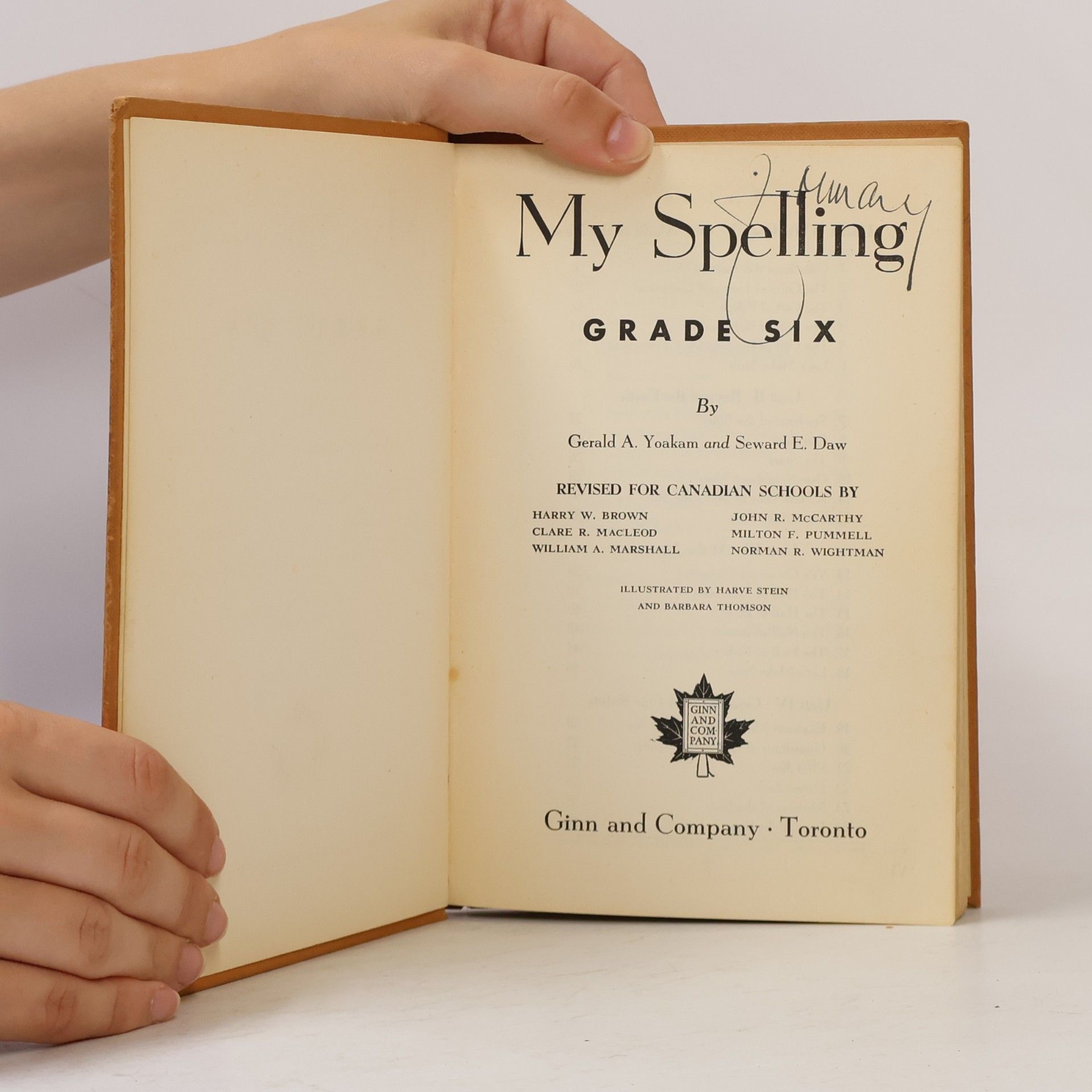 Gerald A. Yoakam My Spelling