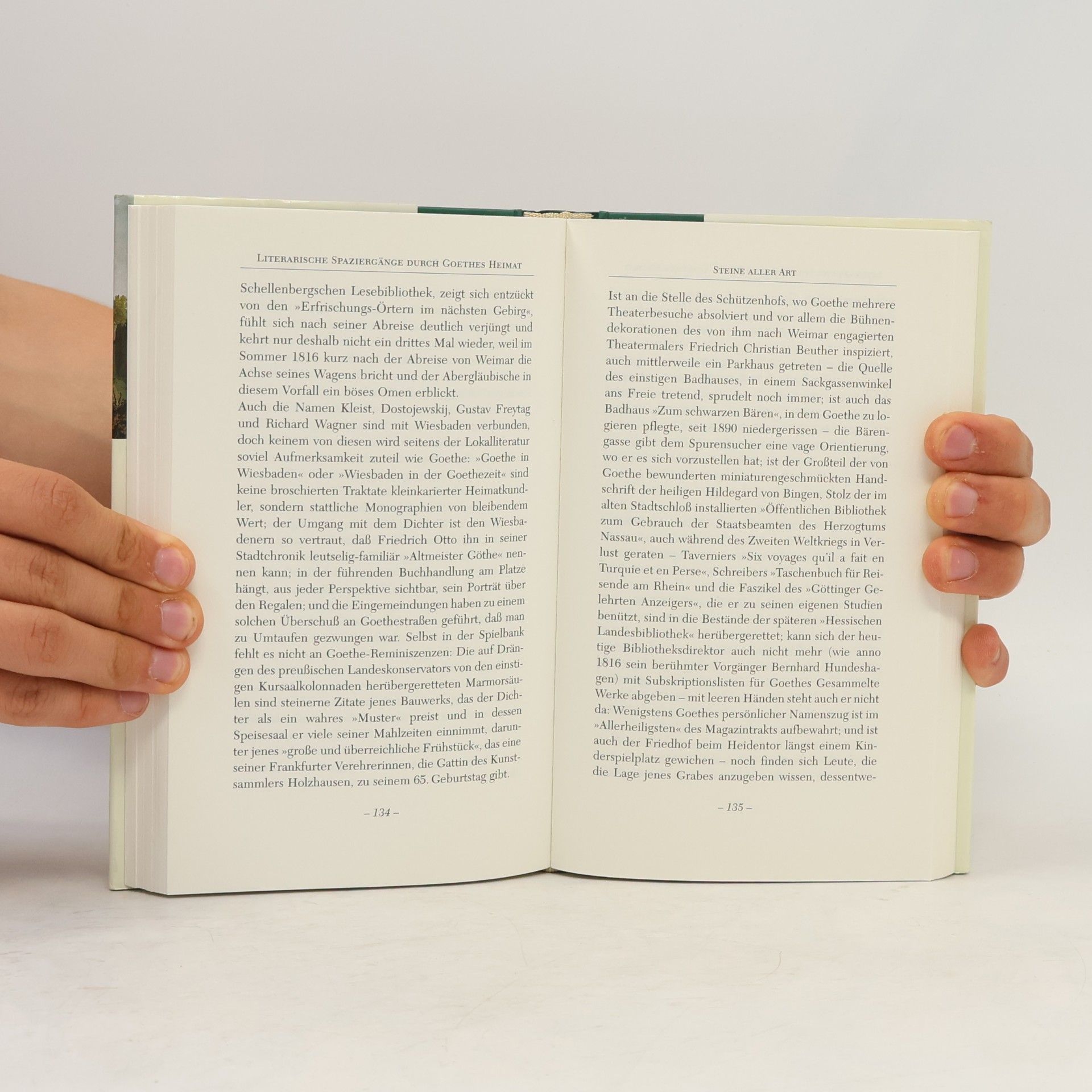 Dietmar Grieser Literarische Spaziergänge durch Goethes Heimat