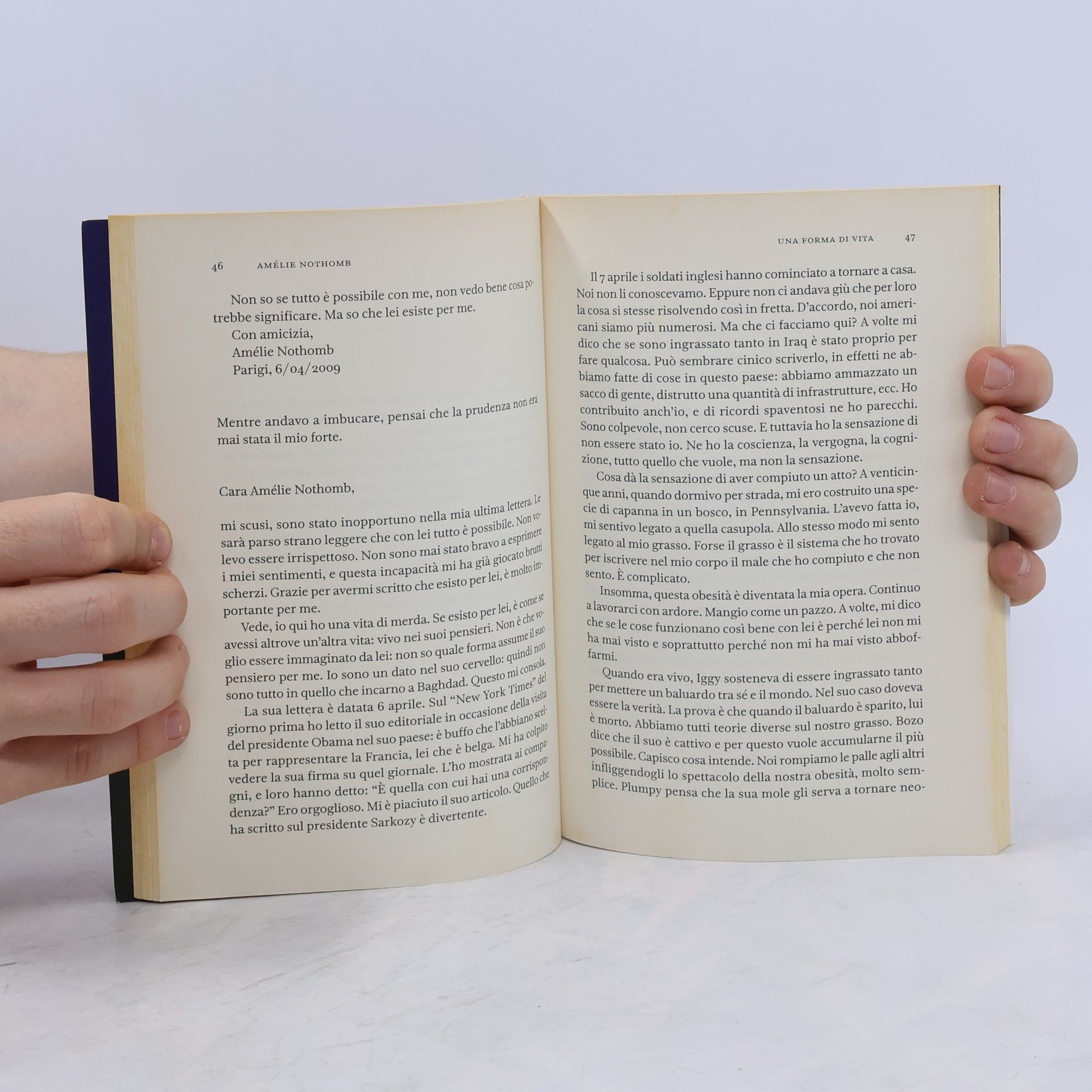 Amélie Nothomb Una forma di vita