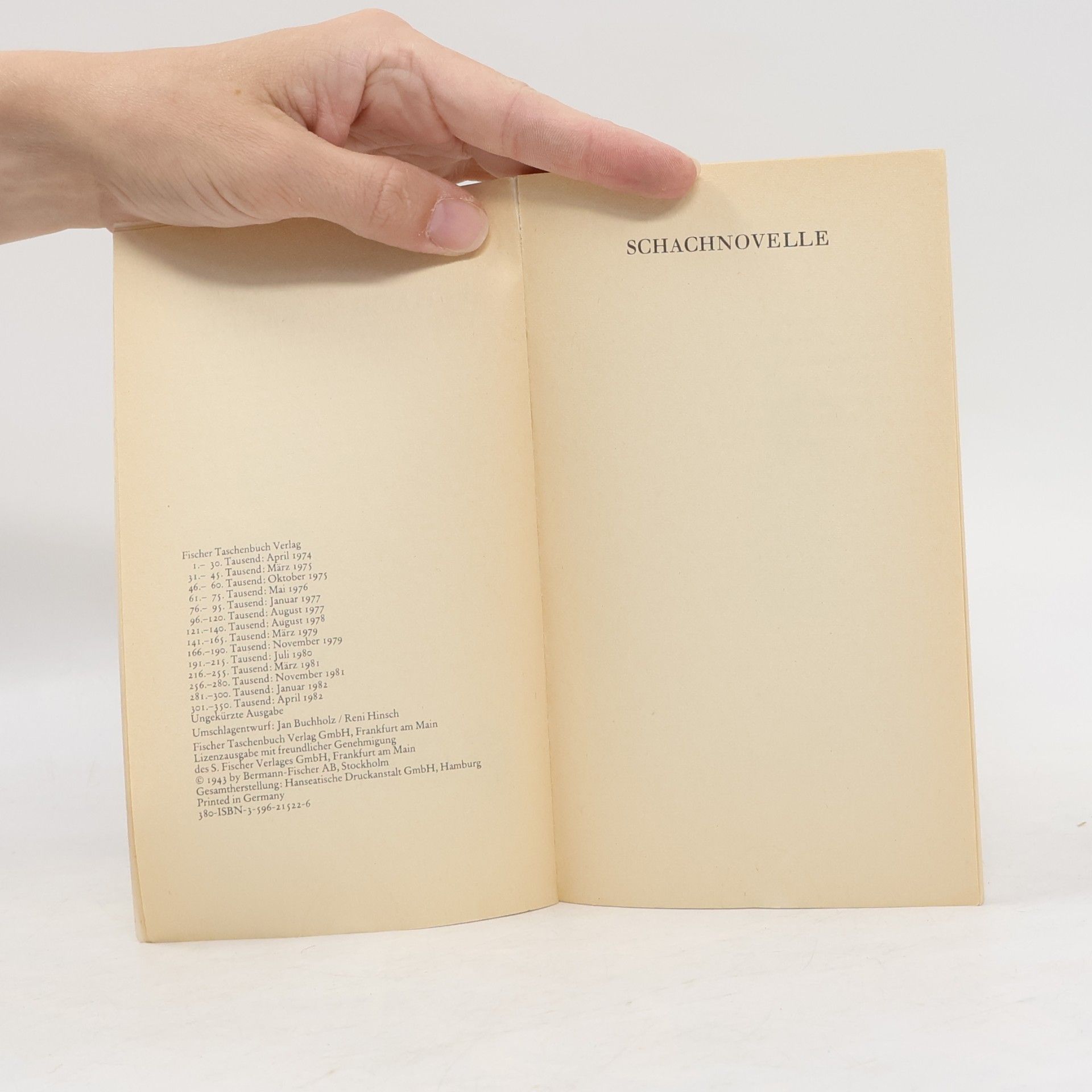 Stefan Zweig Schachnovelle