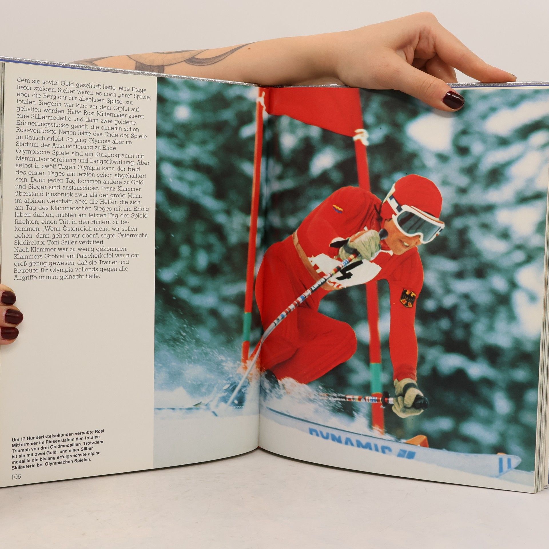 Karl Schranz Olympische Winterspiele '76. Innsbruck (číslovaný výtisk)