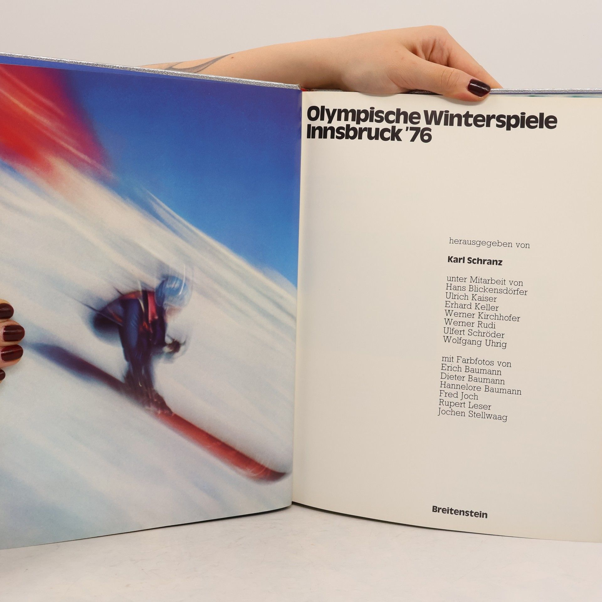 Karl Schranz Olympische Winterspiele '76. Innsbruck (číslovaný výtisk)