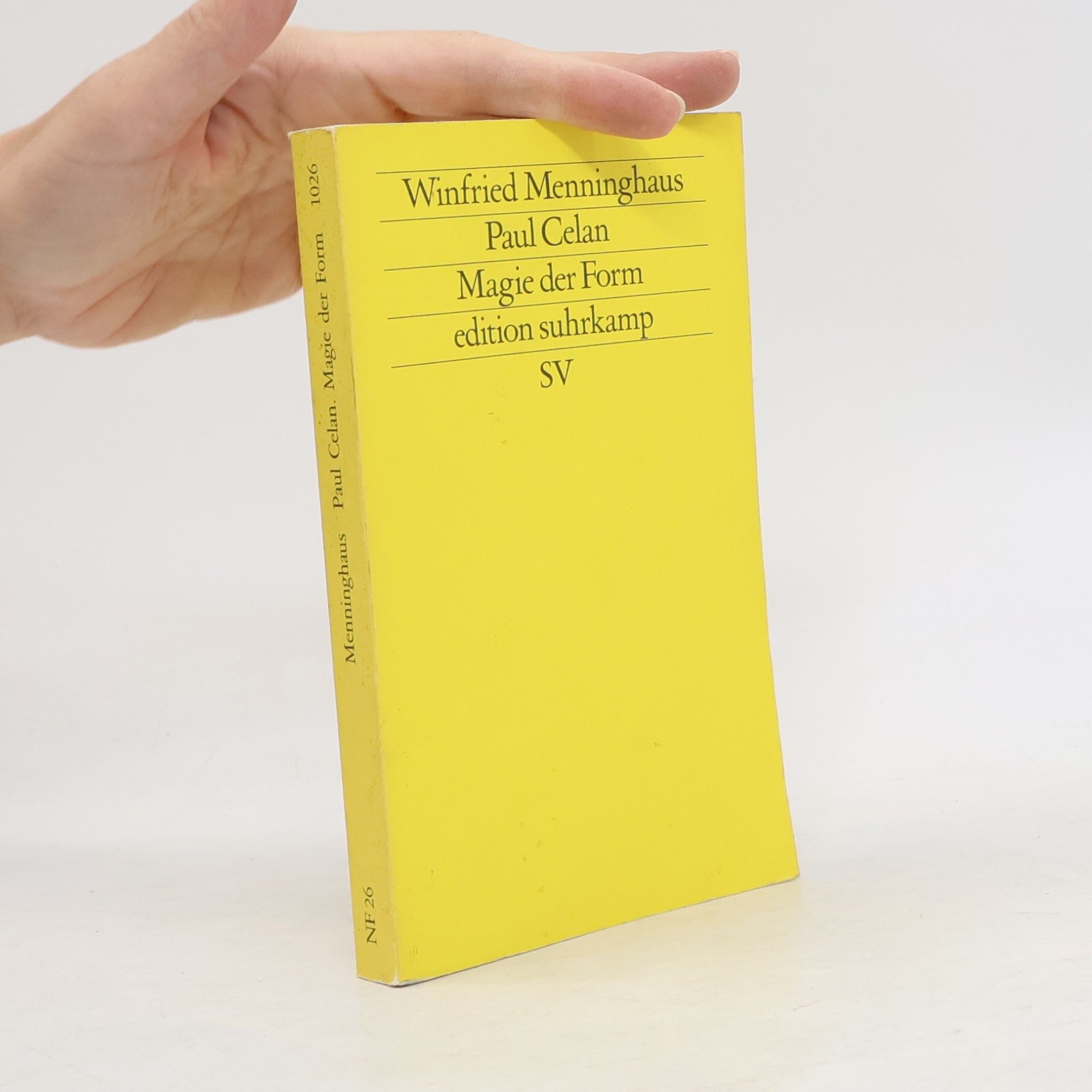 Winfried Menninghaus Paul Celan