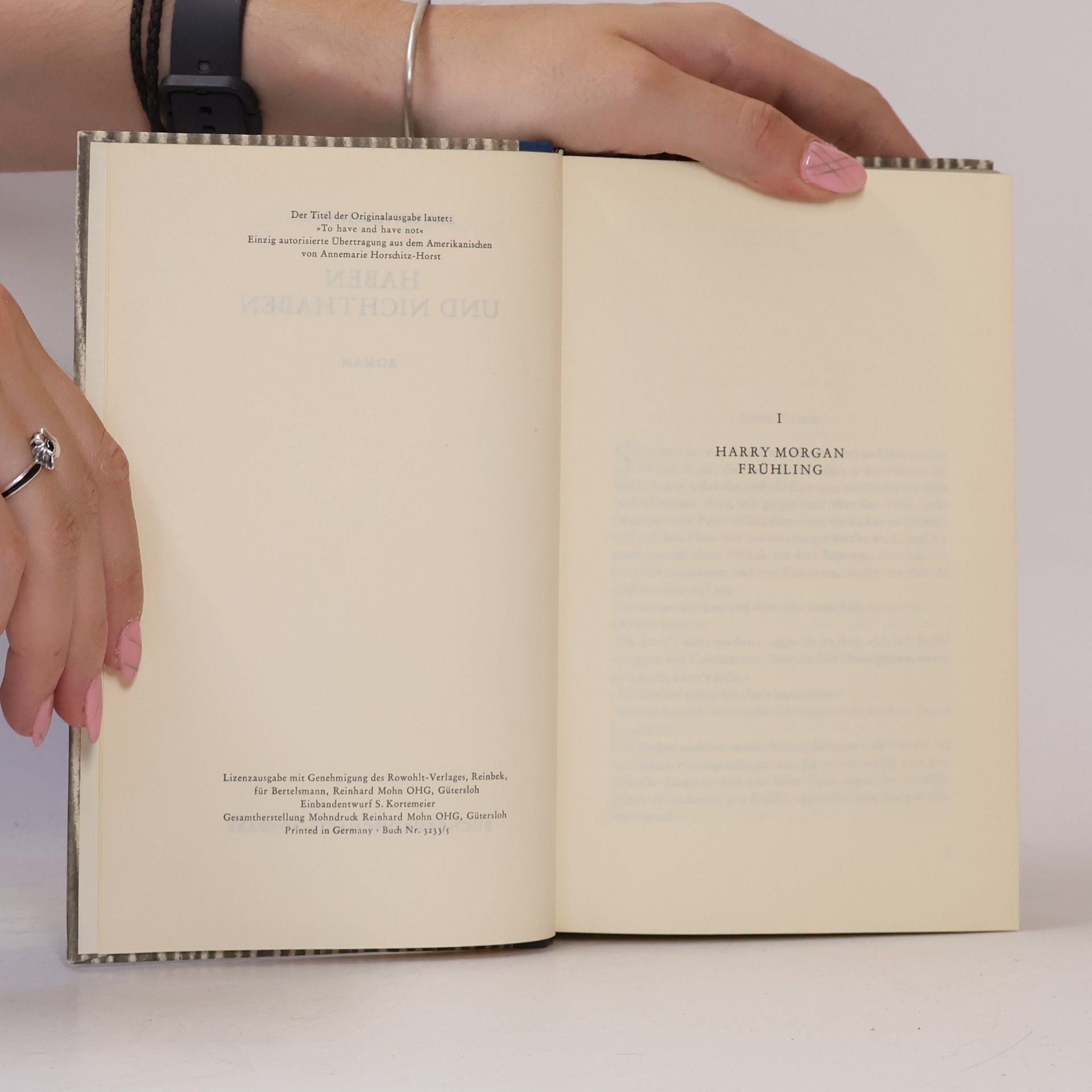 Ernest Hemingway Haben und nicht haben
