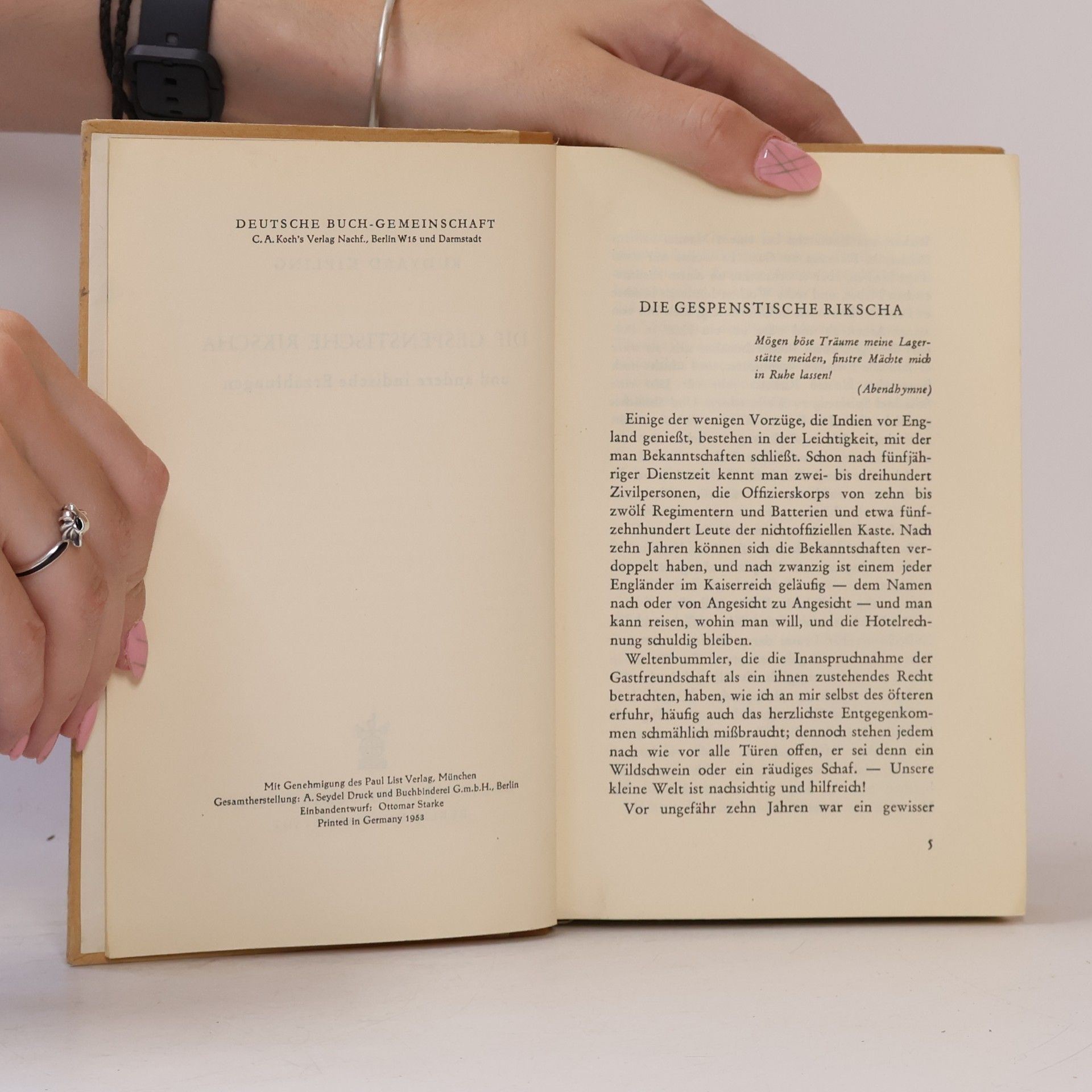 Rudyard Kipling Die gespenstische Rikscha