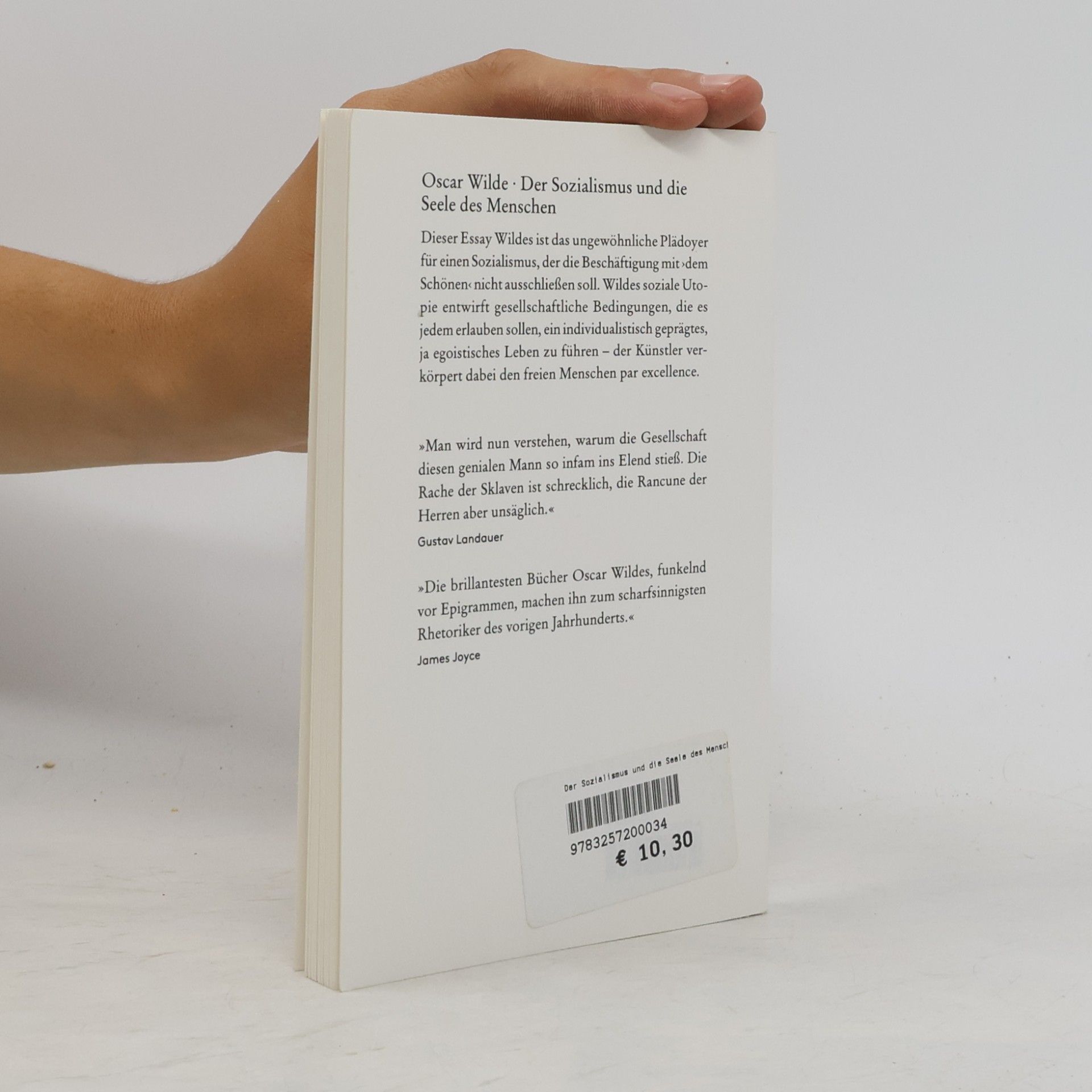 Oscar Wilde Der Sozialismus und die Seele des Menschen