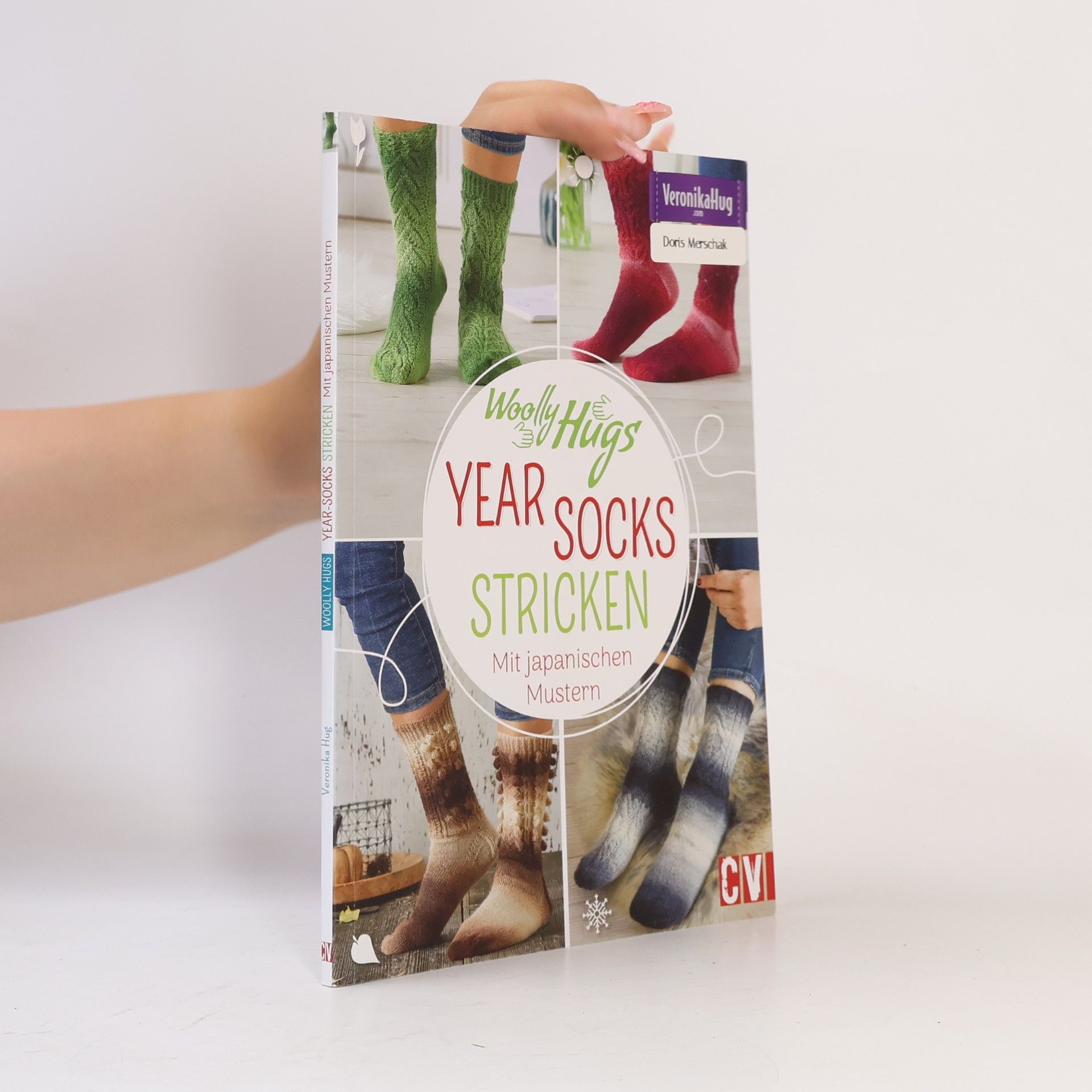 Veronika Hug Woolly Hugs Year Socks stricken