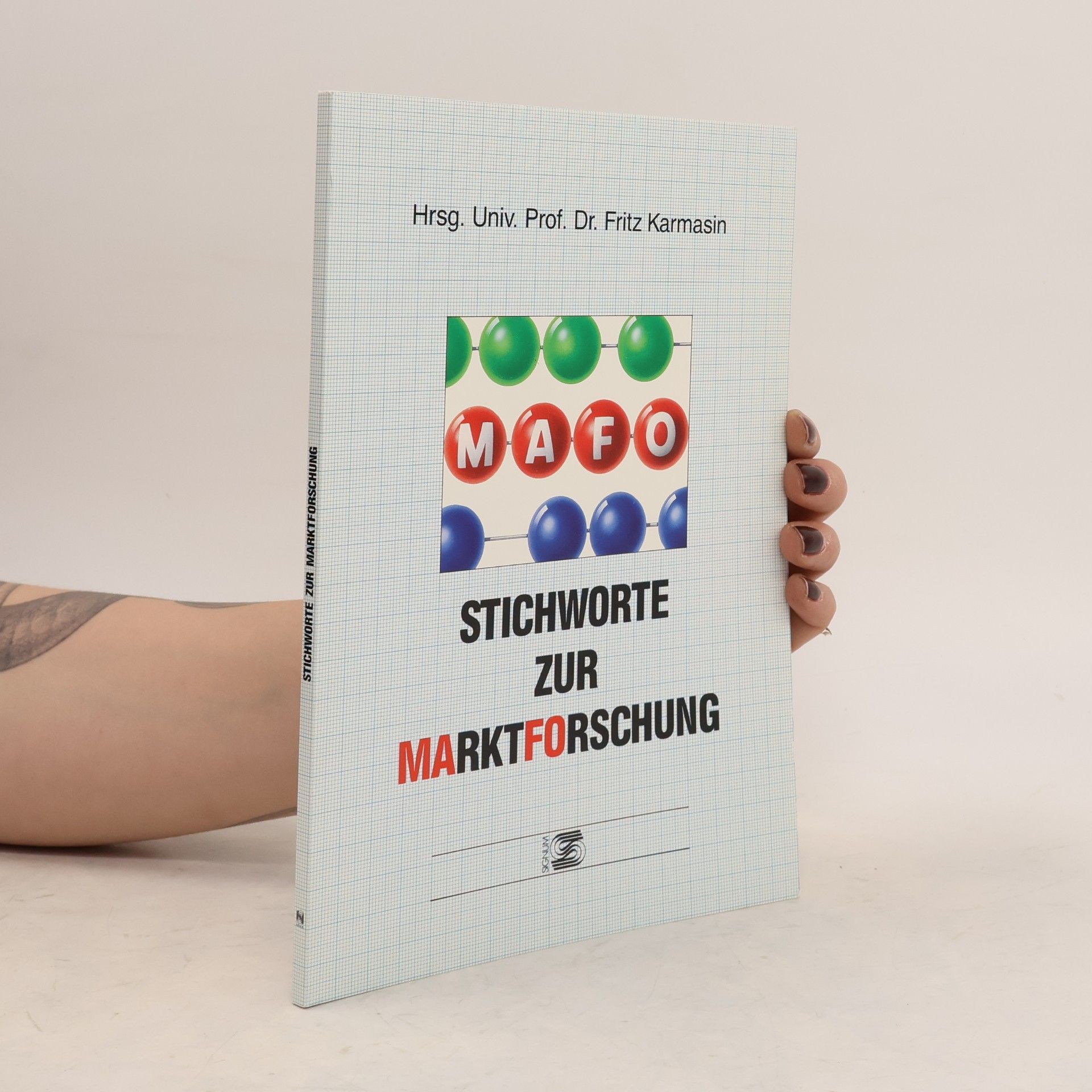 Fritz Karmasin Stichworte zur Marktforschung