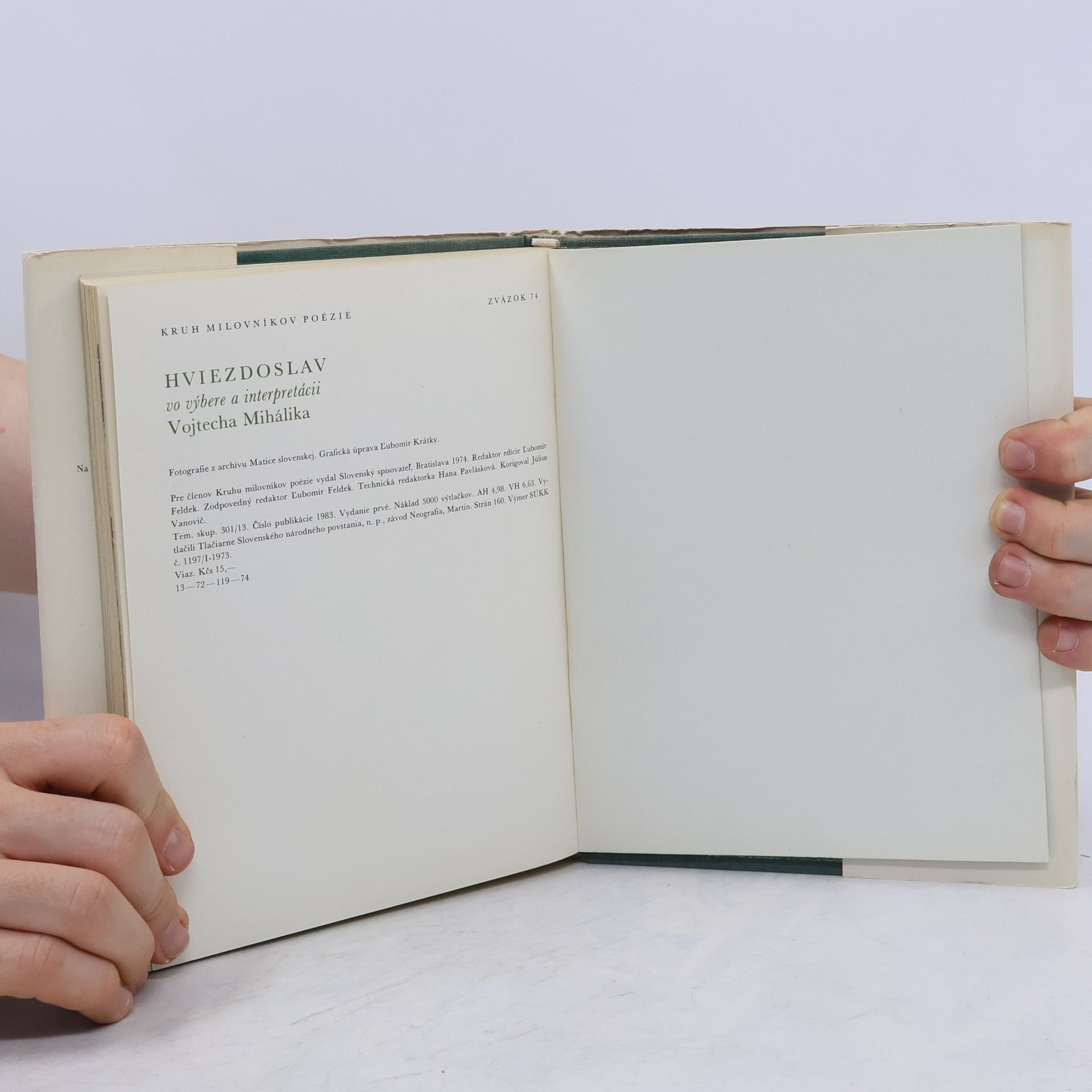 Autorenkollektiv Hviezdoslav. Vo výbere a interpretácii Vojtecha Mihálika