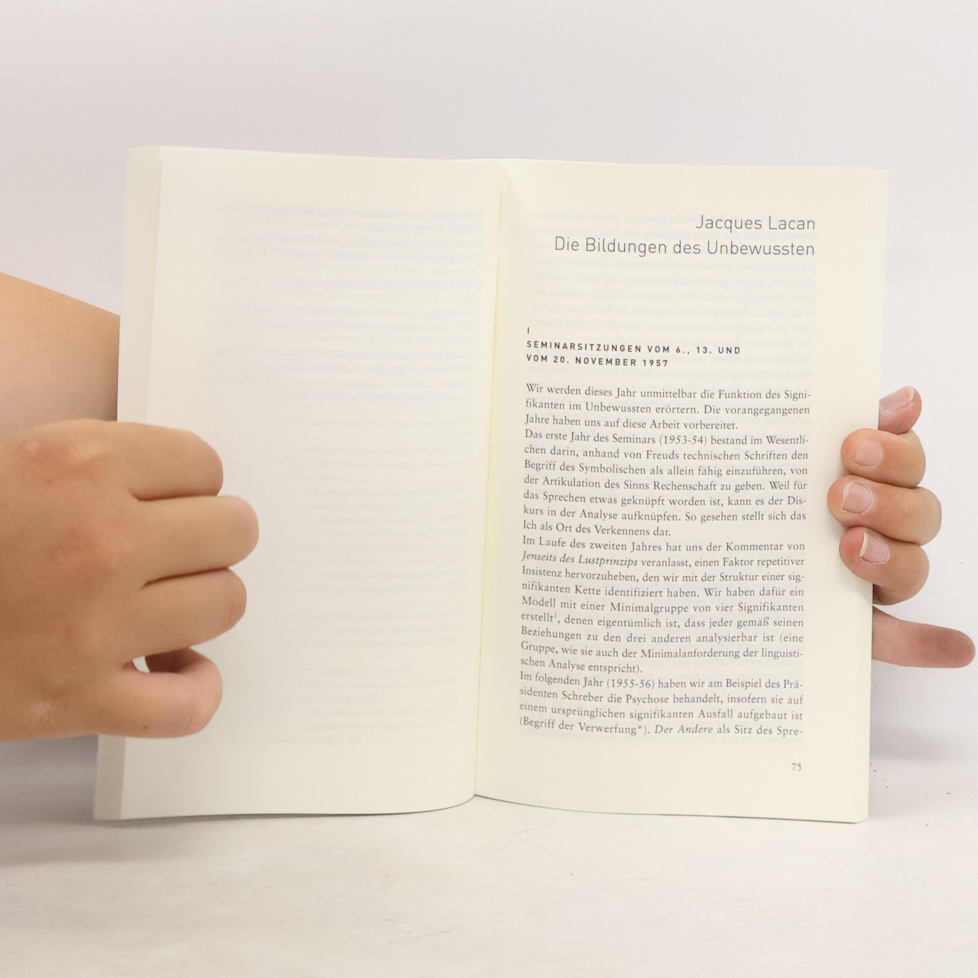 J. B. Pontalis Zusammenfassende Wiedergabe der Seminare IV-VI von Jacques Lacan: Vorwort von Hans-Dieter Gondek (Turia Reprint)