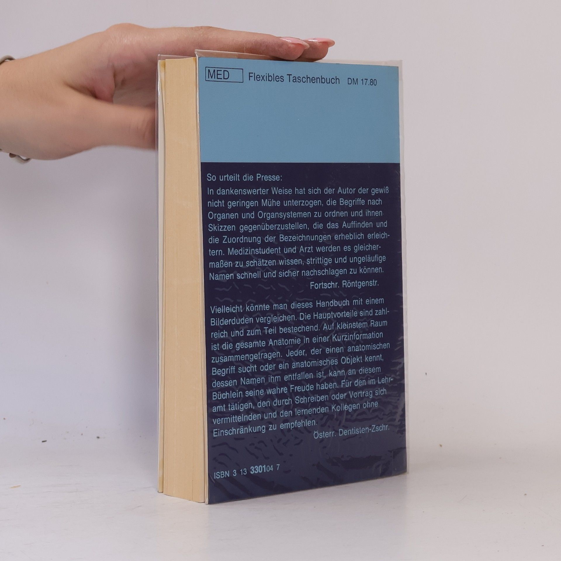 Heinz Feneis Anatomisches Bildwörterbuch der internationalen Nomenklatur
