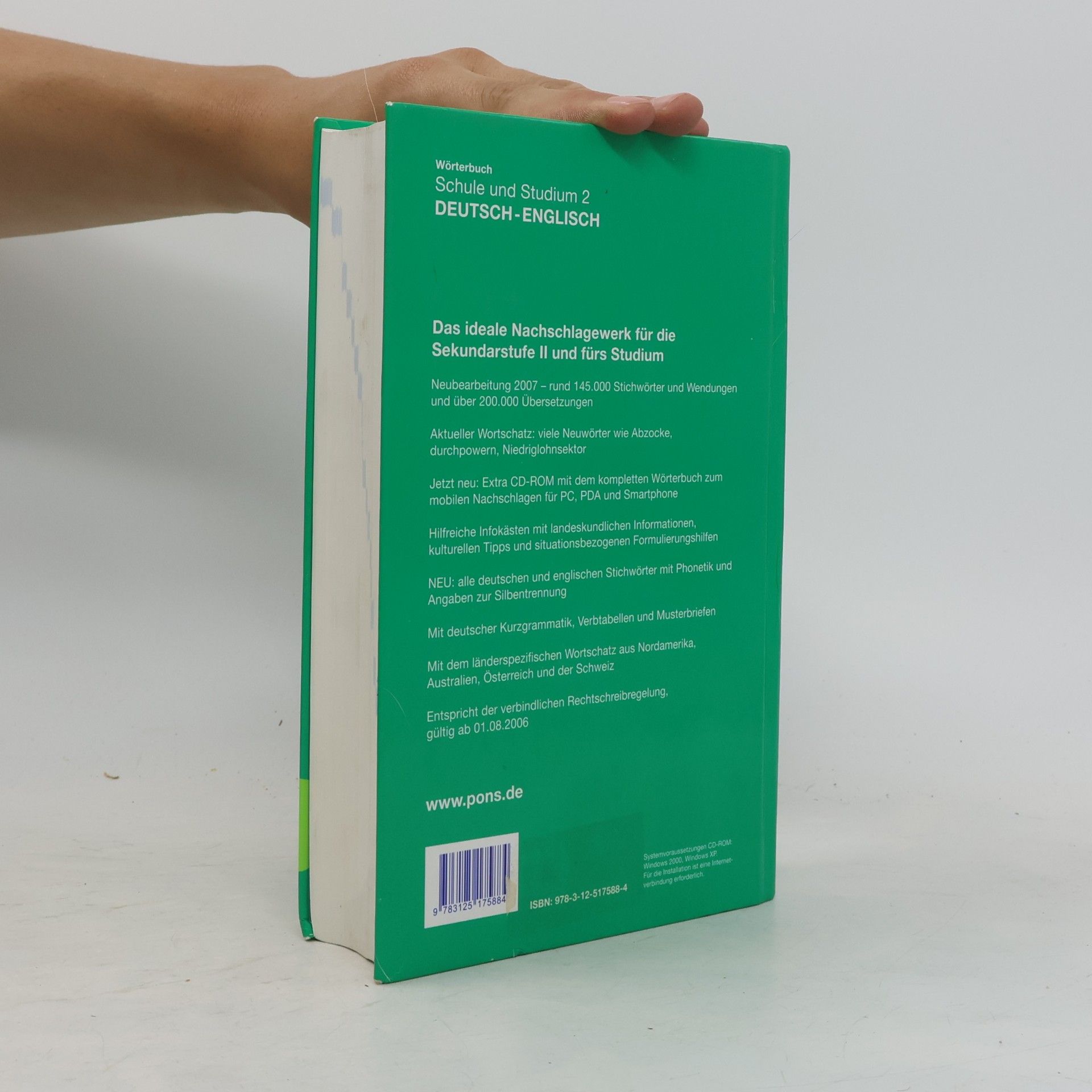 Marieluise Schmitz PONS Wörterbuch für Schule und Studium