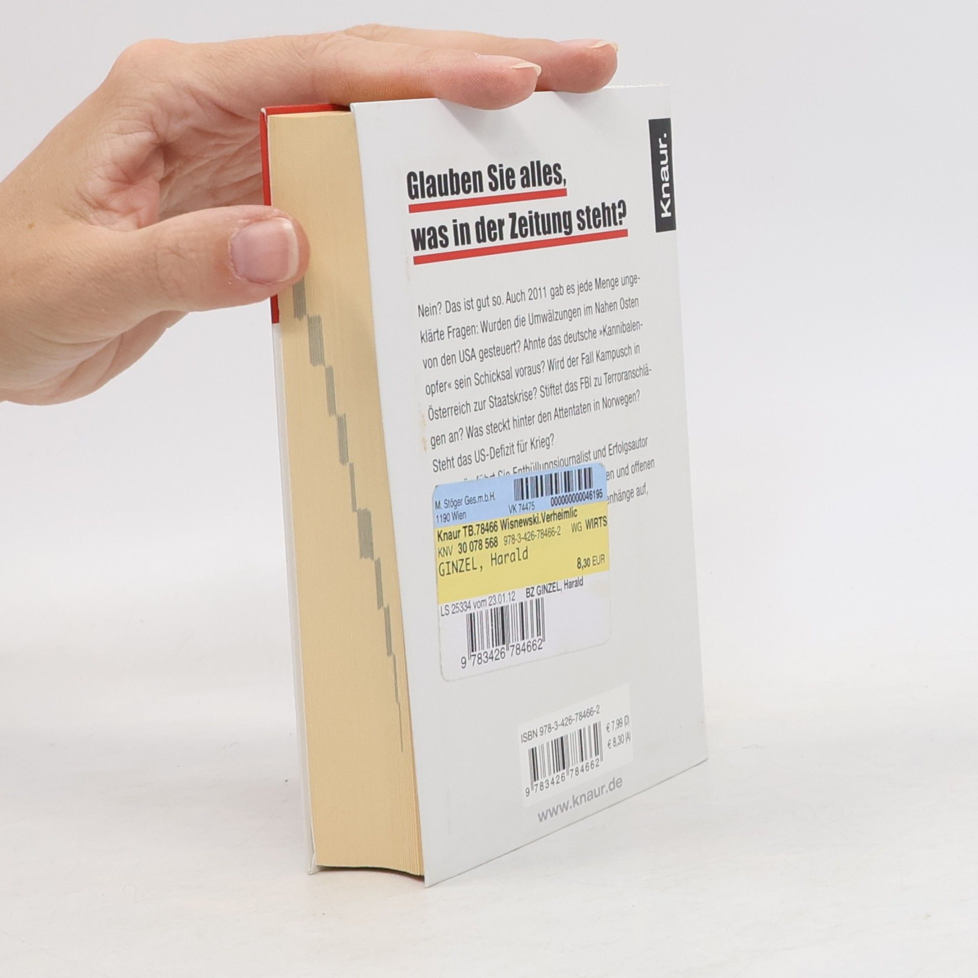 Gerhard Wisnewski 2012 - das andere Jahrbuch