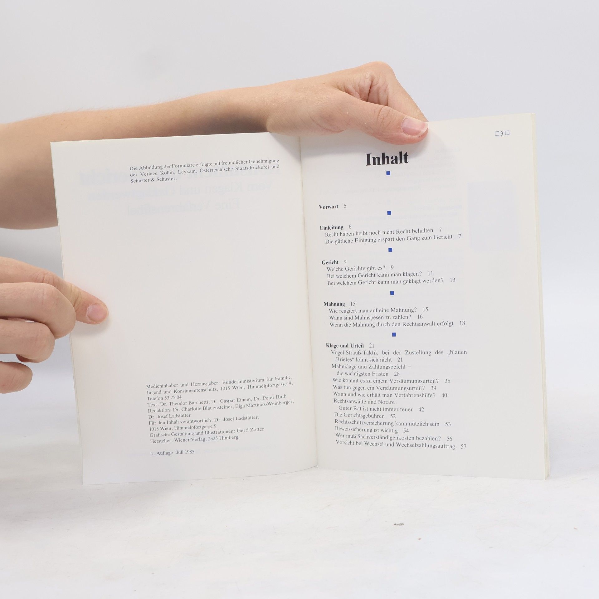 Autorenkollektiv Konsument und Gericht