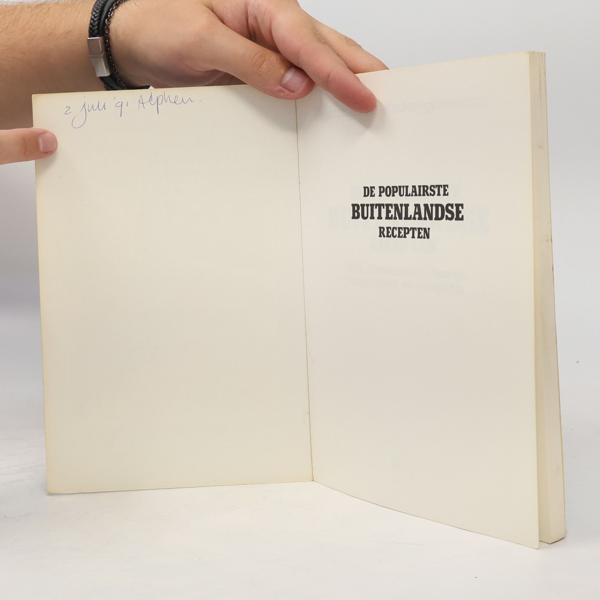 Collectif d'auteurs De populairste buitenlandse recepten
