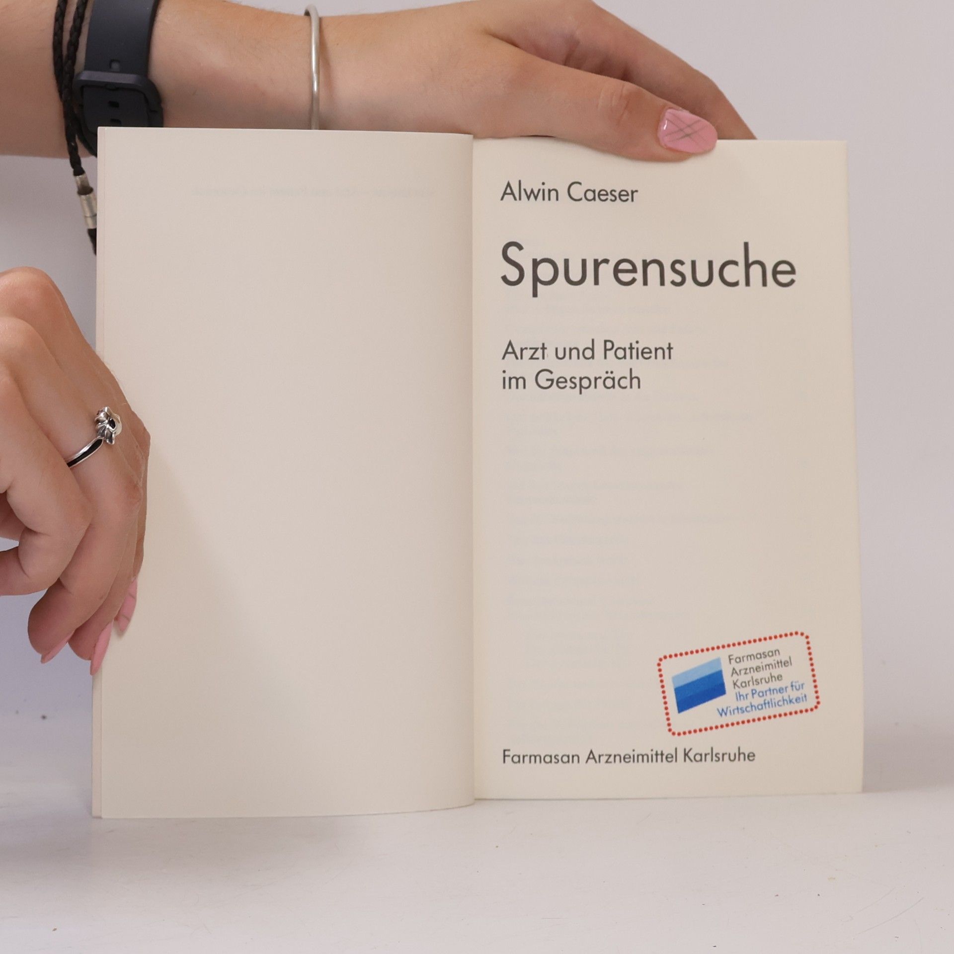 Alwin Caeser Spurensuche: Arzt und Patient im Gespräch