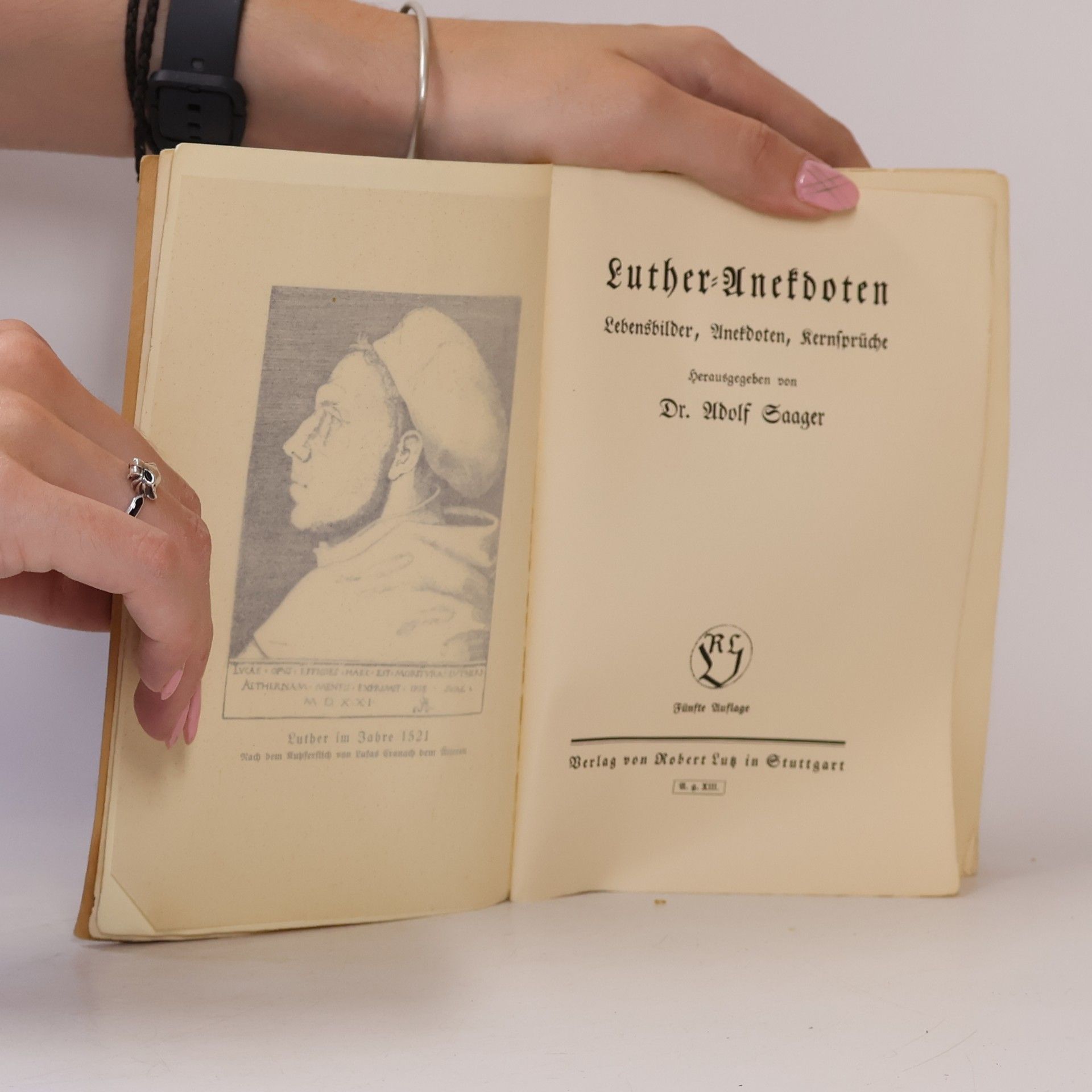 Adolf Saager Luther-Anekdoten