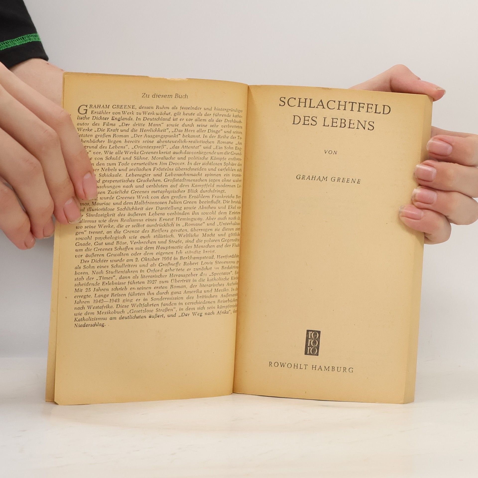 Graham Greene Schlachtfeld des Lebens