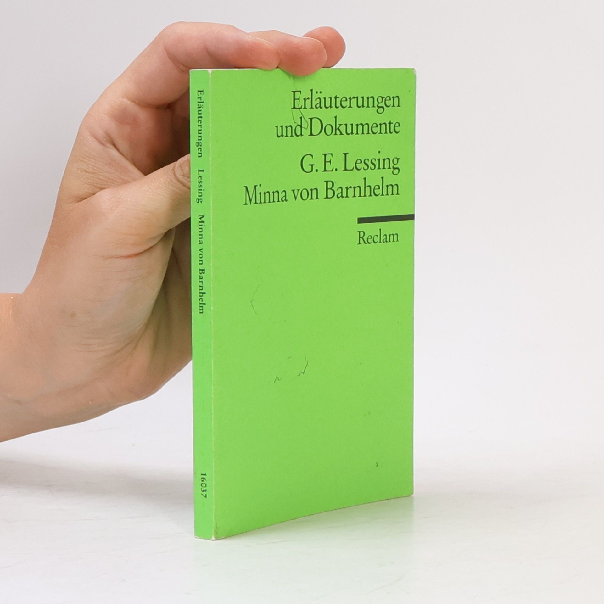 Sibylle Schönborn Gotthold Ephraim Lessing, Minna von Barnhelm