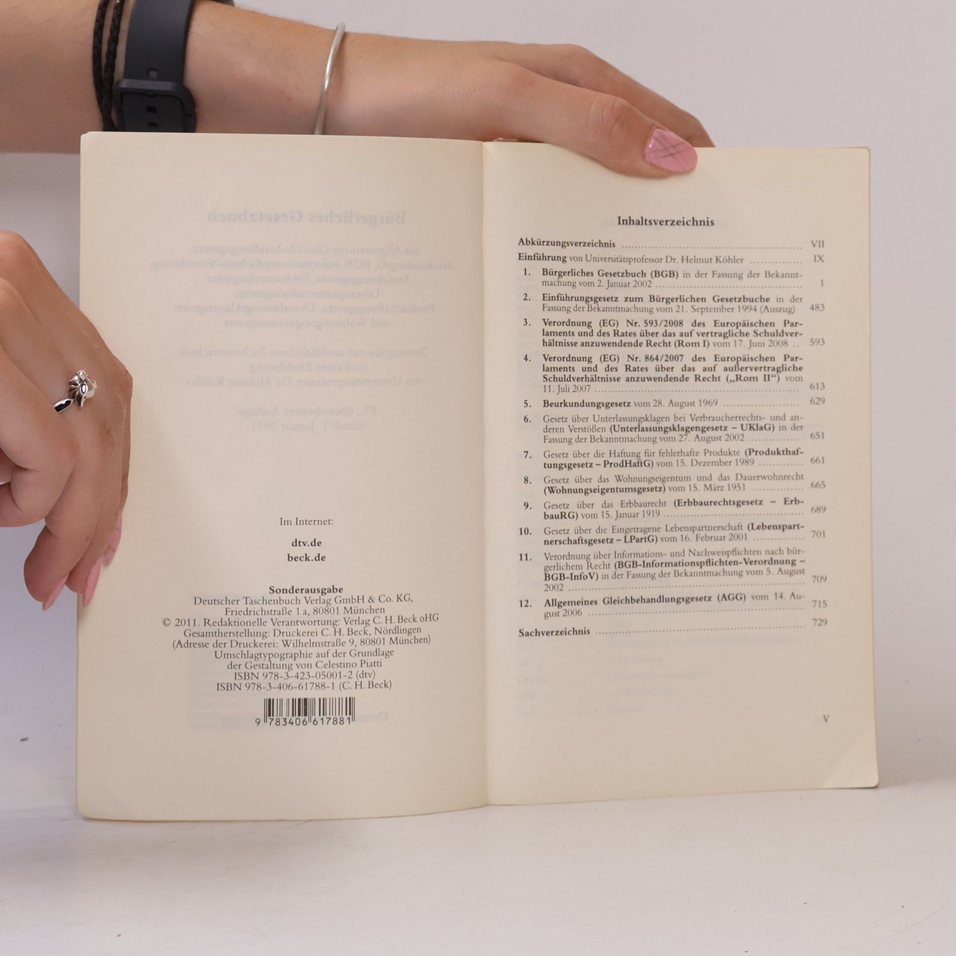 Helmut Köhler Bürgerliches Gesetzbuch