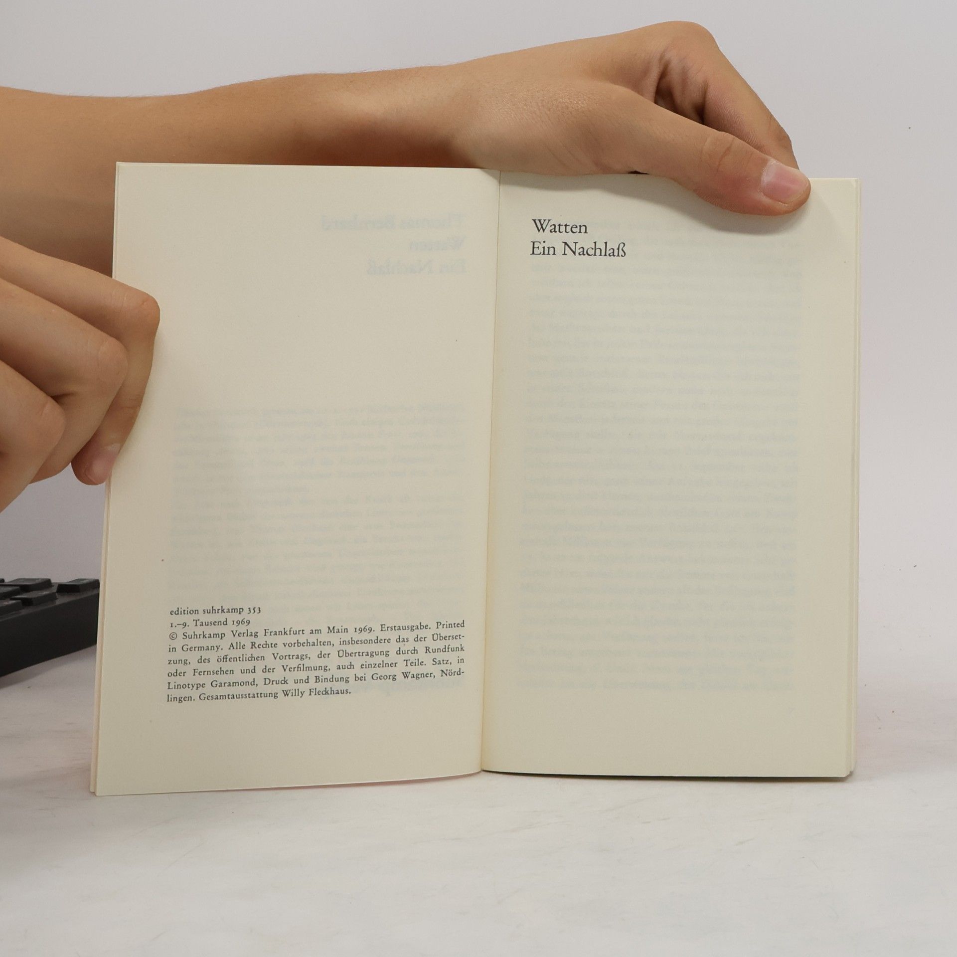 Thomas Bernhard Watten
